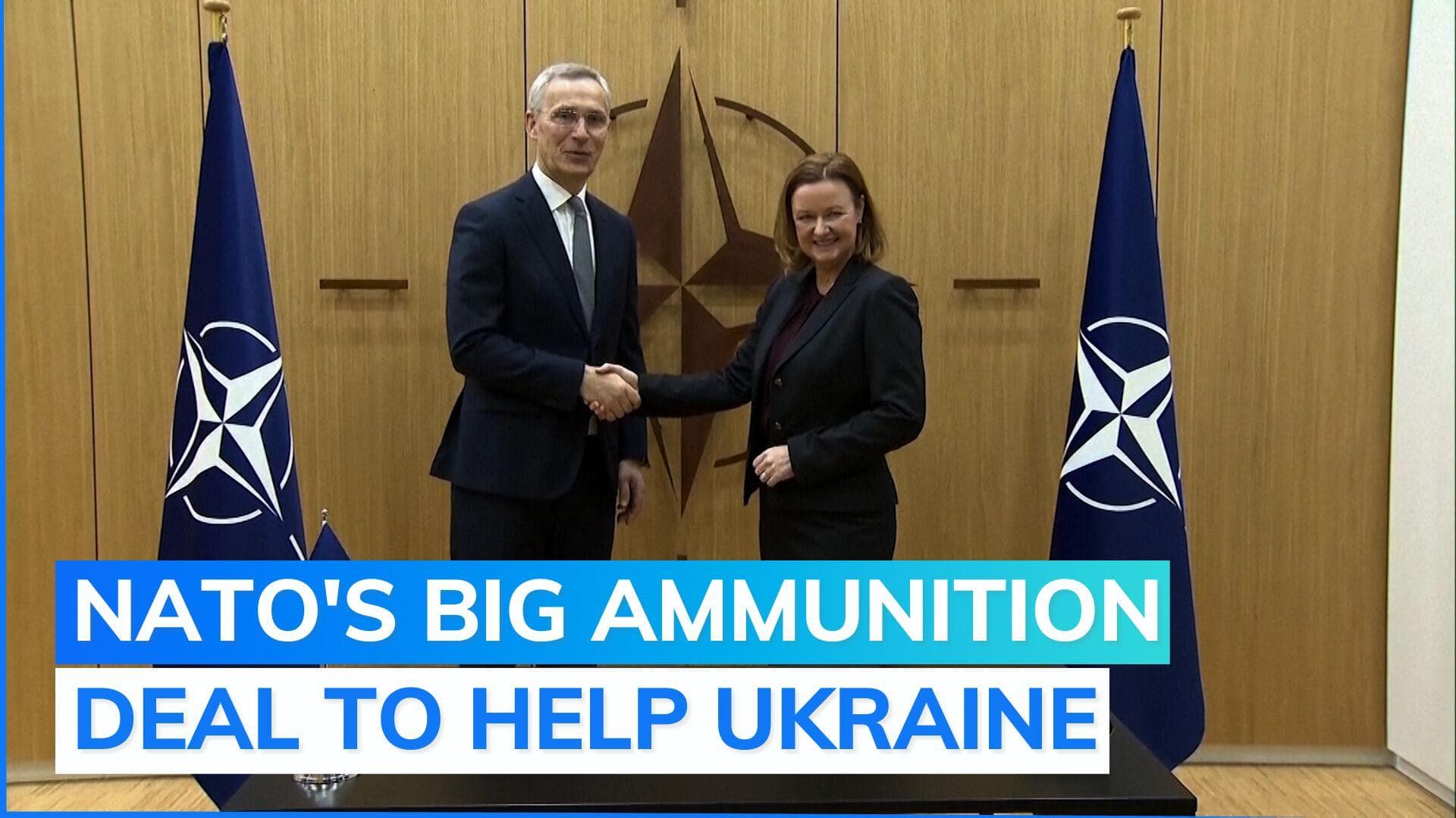 NATO signs $1.2bn artillery shell deal to boost Ukraine's firepower against Russia 