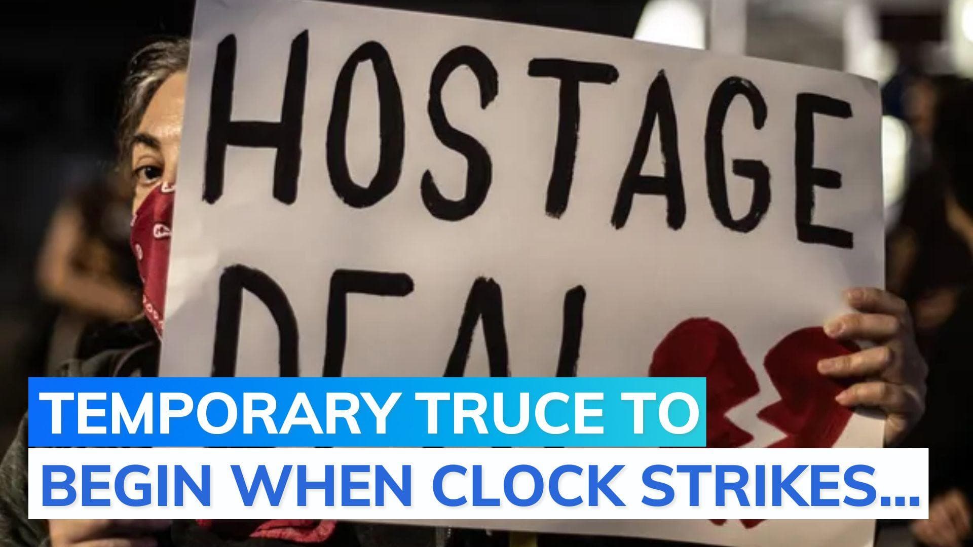 4-day Gaza humanitarian pause from November 23: reports