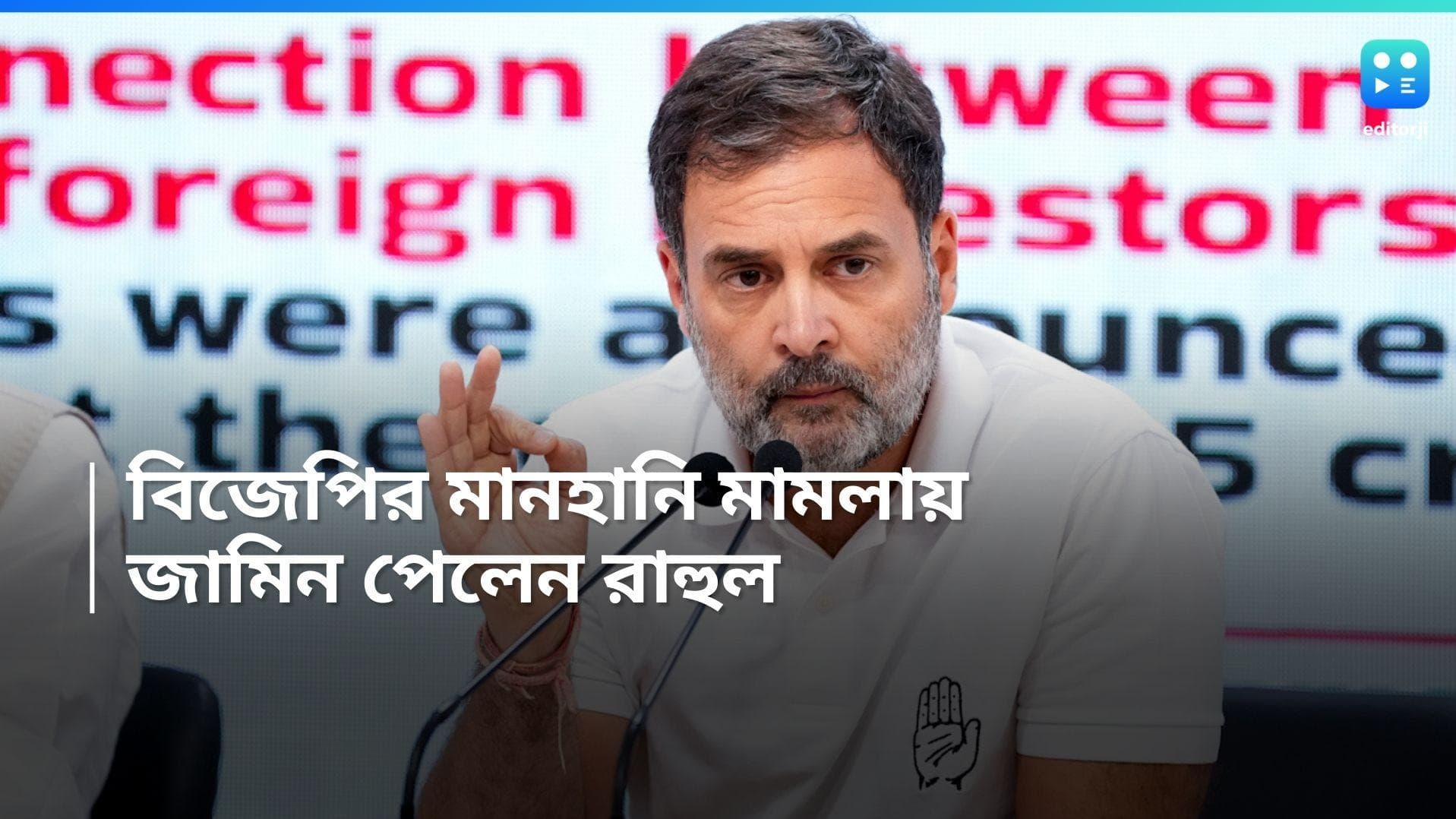 Rahul Gandhi: বিজেপির দায়ের করা মানহানির মামলায় , জামিন পেলেন রাহুল গান্ধী