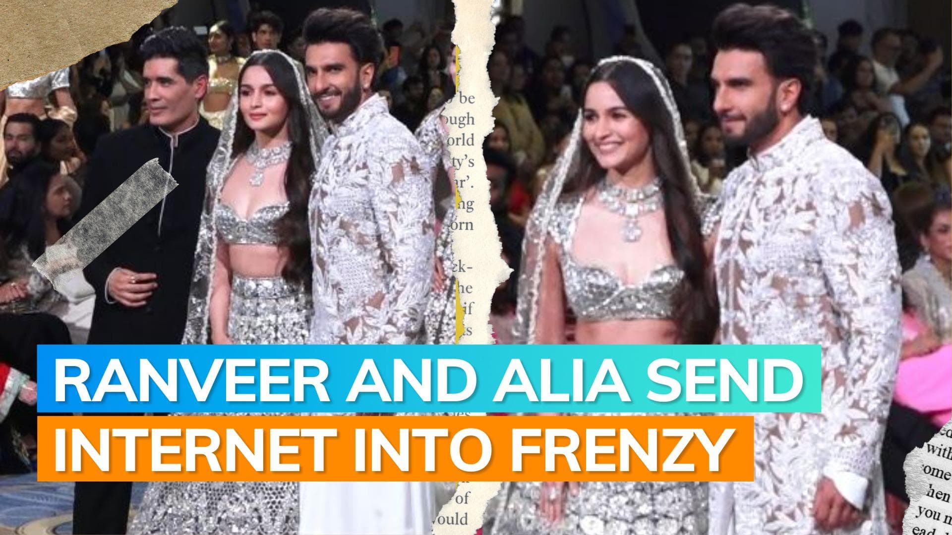 Manish Malhotra’s show: Ranveer Singh turns showstopper with Alia Bhatt; pauses to kiss Deepika Padukone