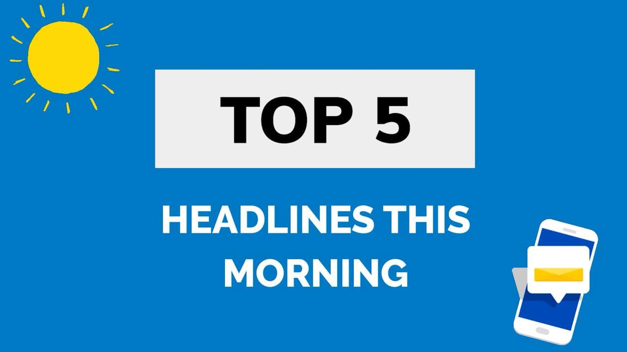 March 29, 2022: EJ's Top 5 headlines this morning