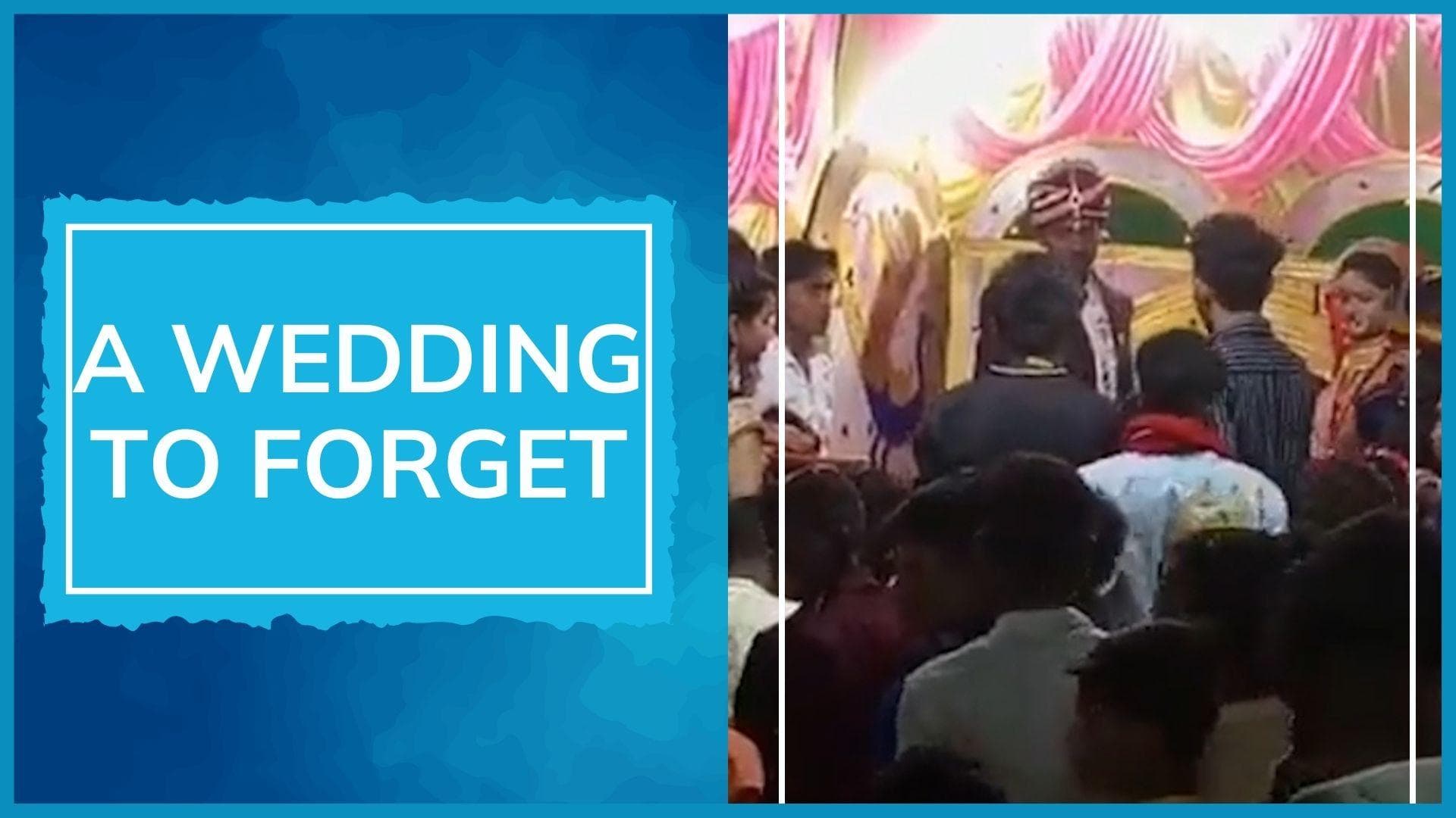 On camera: Bride slaps would-be husband twice during wedding ceremony