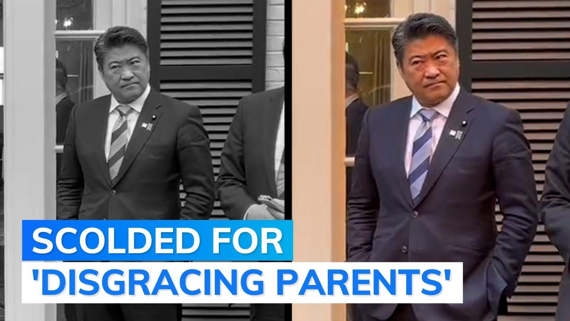 Japan PM's aide 'scolded by mother' for standing with hands in pockets during official US trip