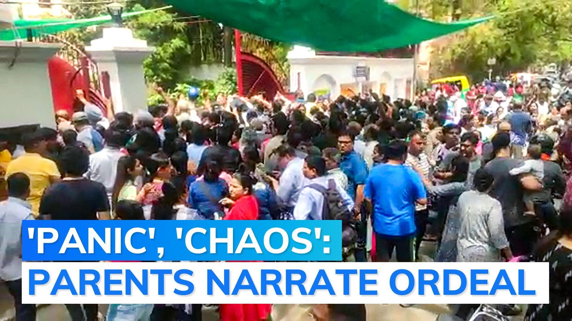 Delhi bomb scare: parents say they were asked to 'urgently' come and pick up children