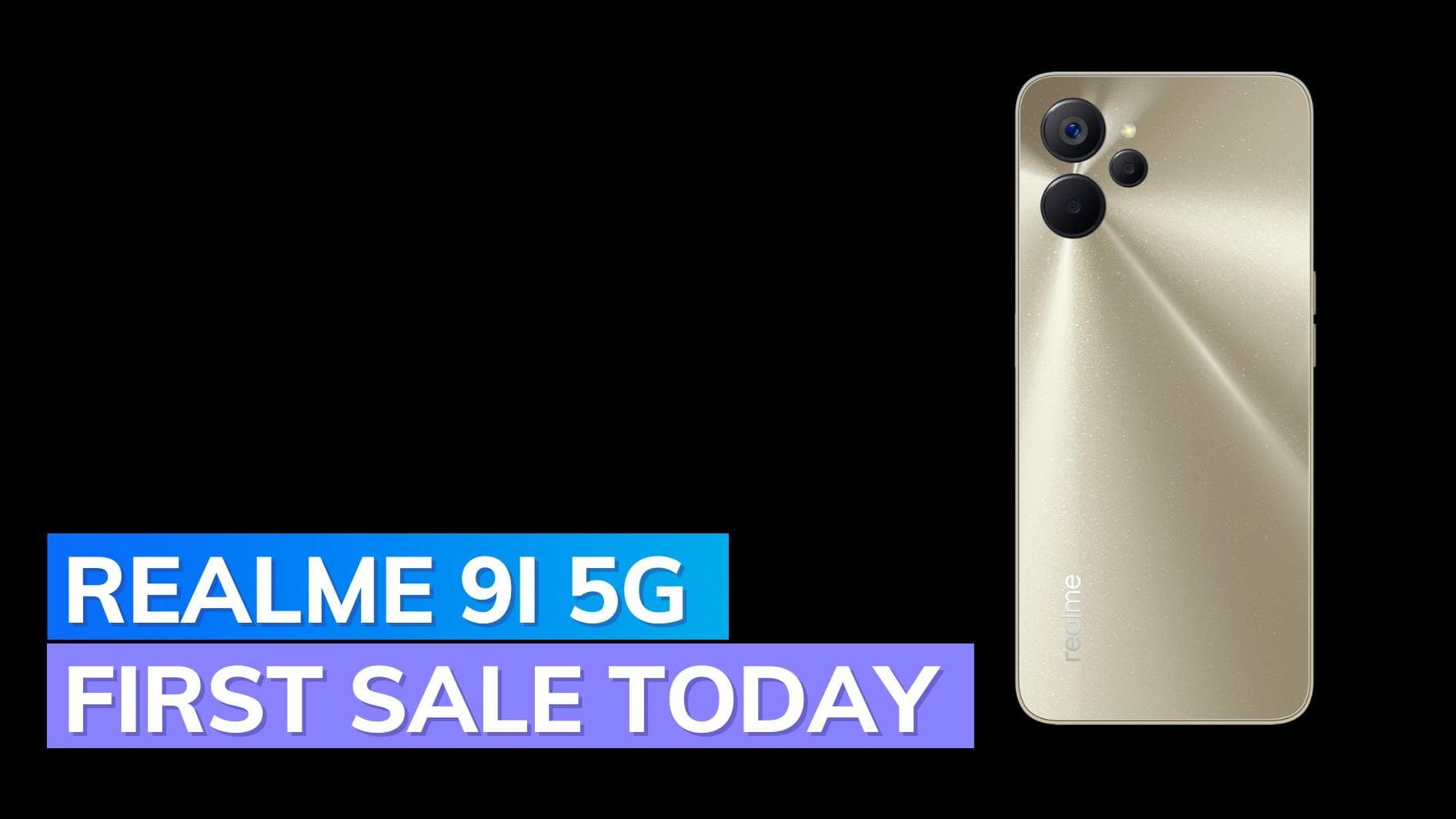 Realme 9i 5G goes on sale in India today