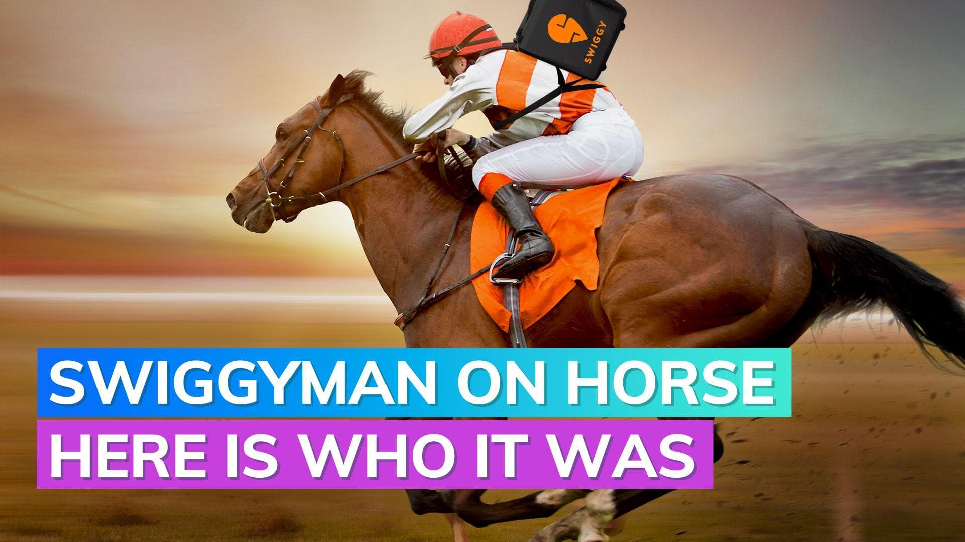Swiggy's hunt for horseman delivery ends; here is who it was