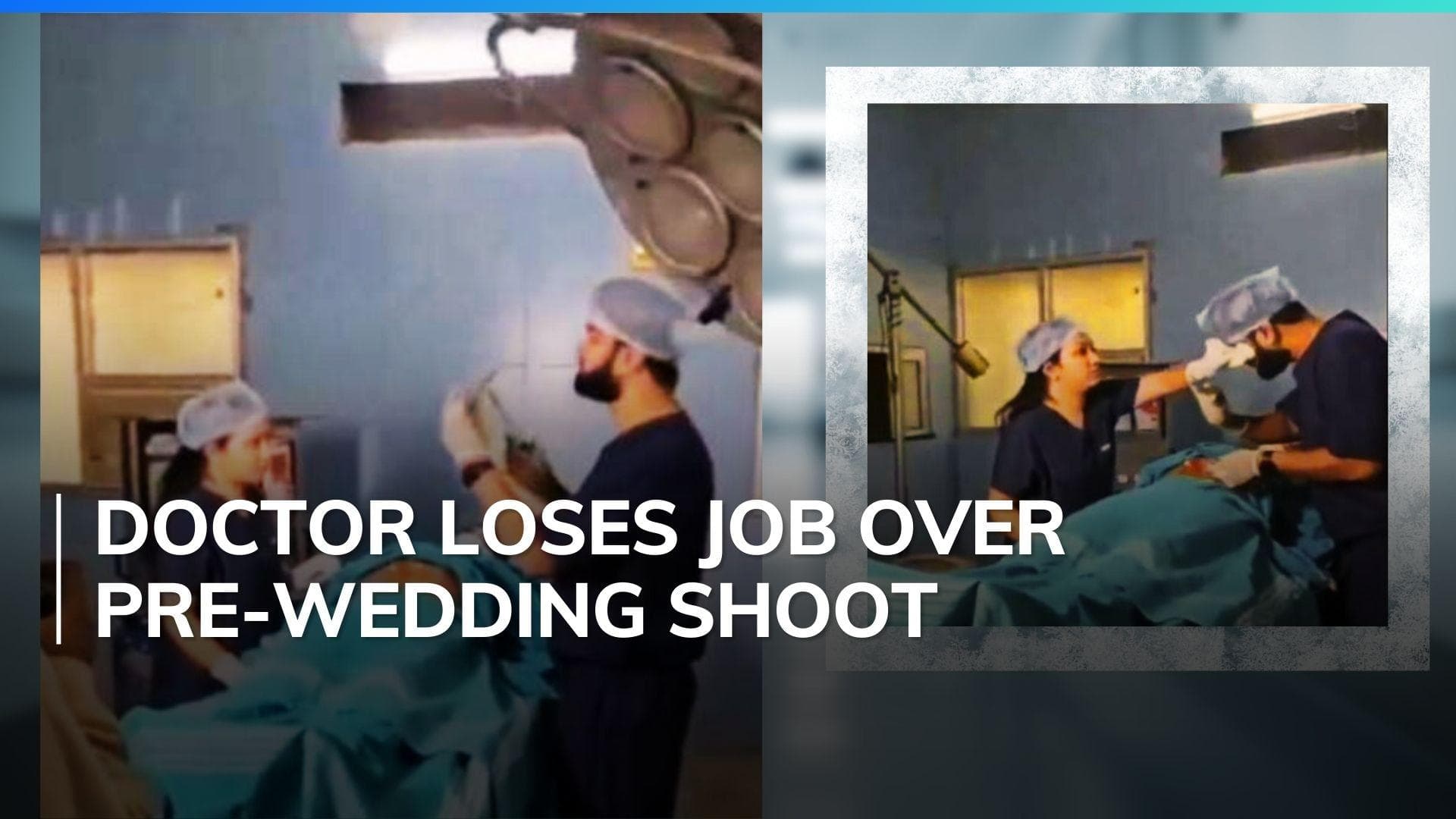 Doctor stages pre-wedding shoot inside hospital's operation theatre, dismissed