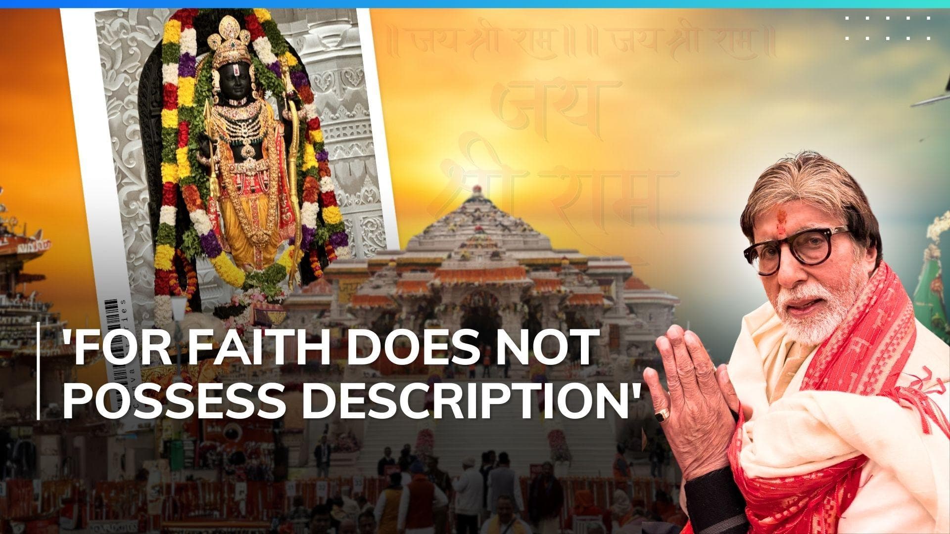 Amitabh Bachchan shares Ram Lalla images post visit to Ayodhya's Ram Mandir: ‘A day filled with…’