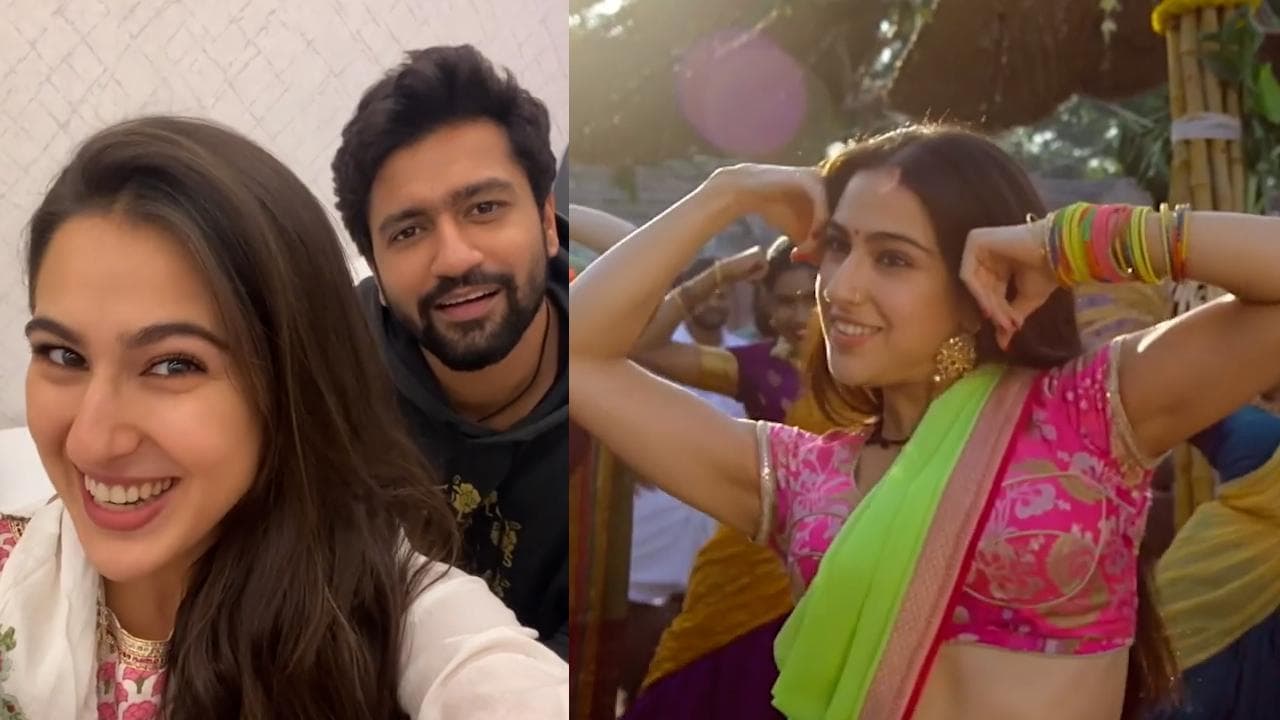 Sara Ali Khan के 'नॉक-नॉक' वीडियो में Vicky Kaushal आए नजर, फैंस को पसंद आई जुगलबंदी 