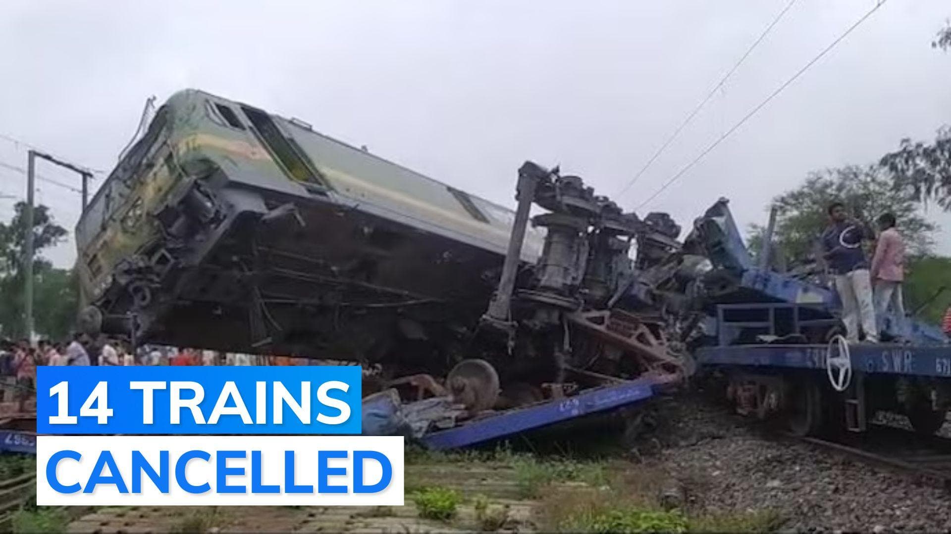 Goods trains collide in West Bengal's Bankura, eight bogies derailed; no one hurt