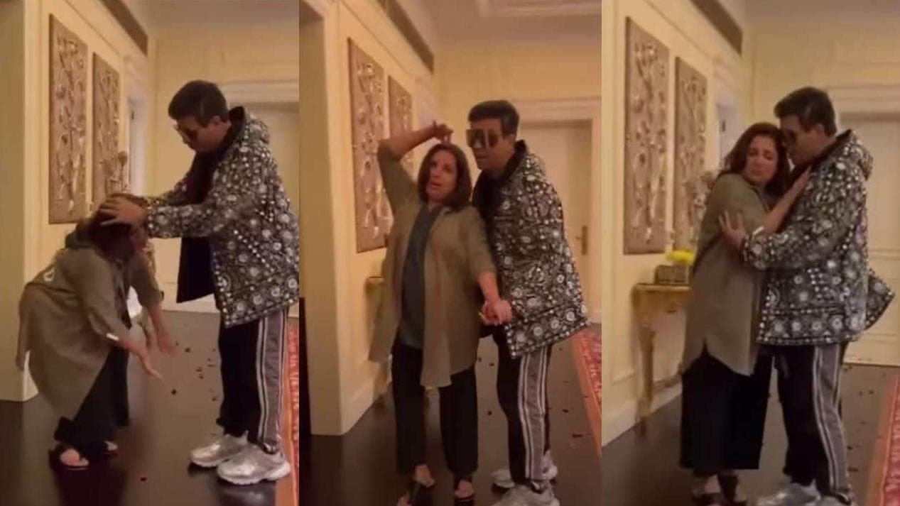 20 years of K3G: Farah Khan shakes a leg with Karan Johar on 'Bole Chudiyaan'