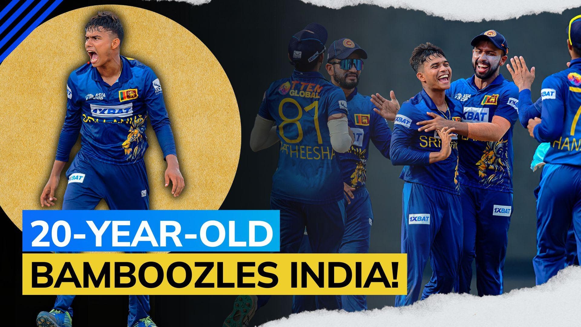 Dunith Wellalage: Sri Lankan spinner rattles Team India with 5-fer | India vs Sri Lanka,  Asia Cup 2023