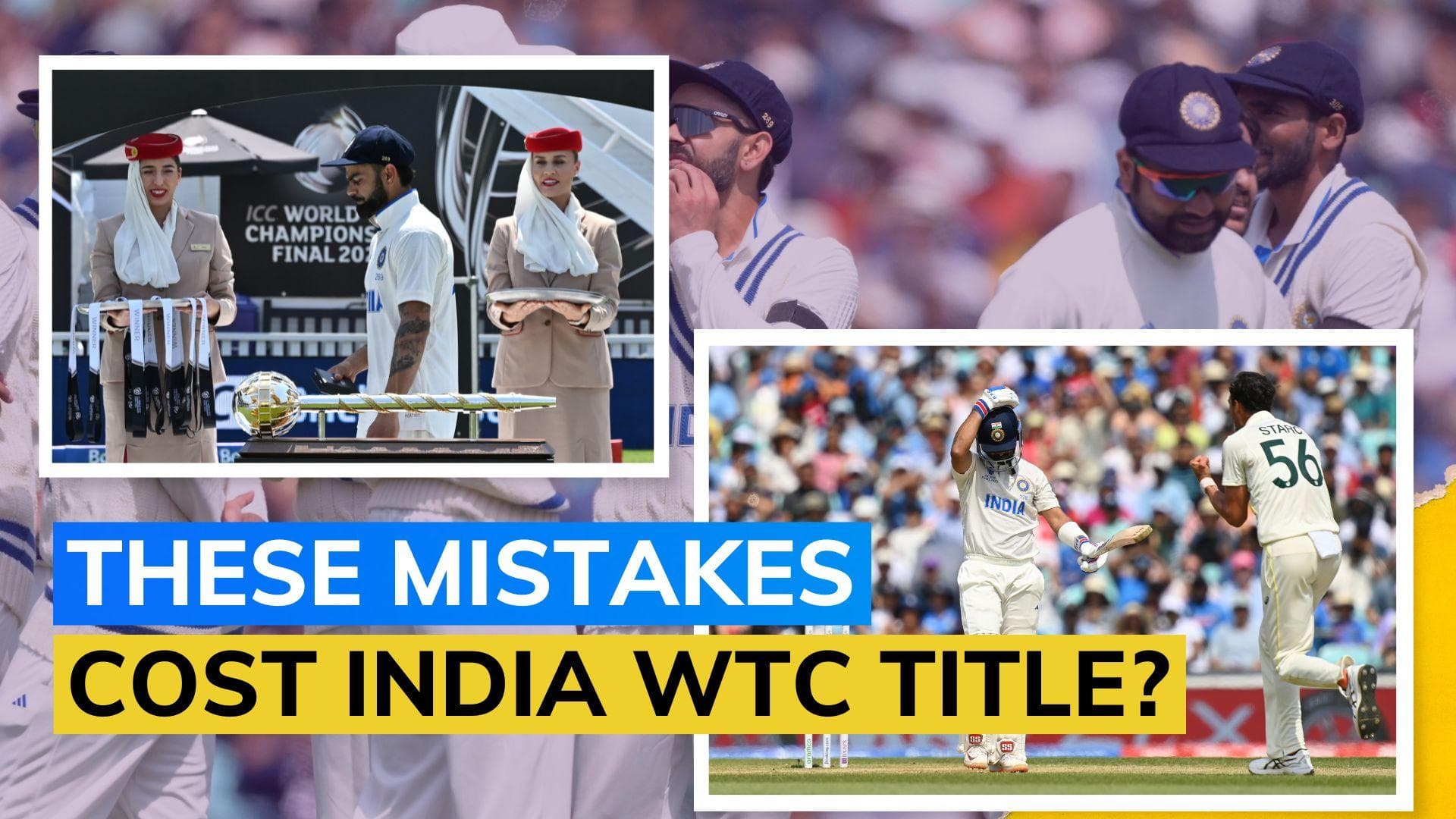 WTC final 2023, IND vs AUS: 4 reasons why Team India lost vs Australia