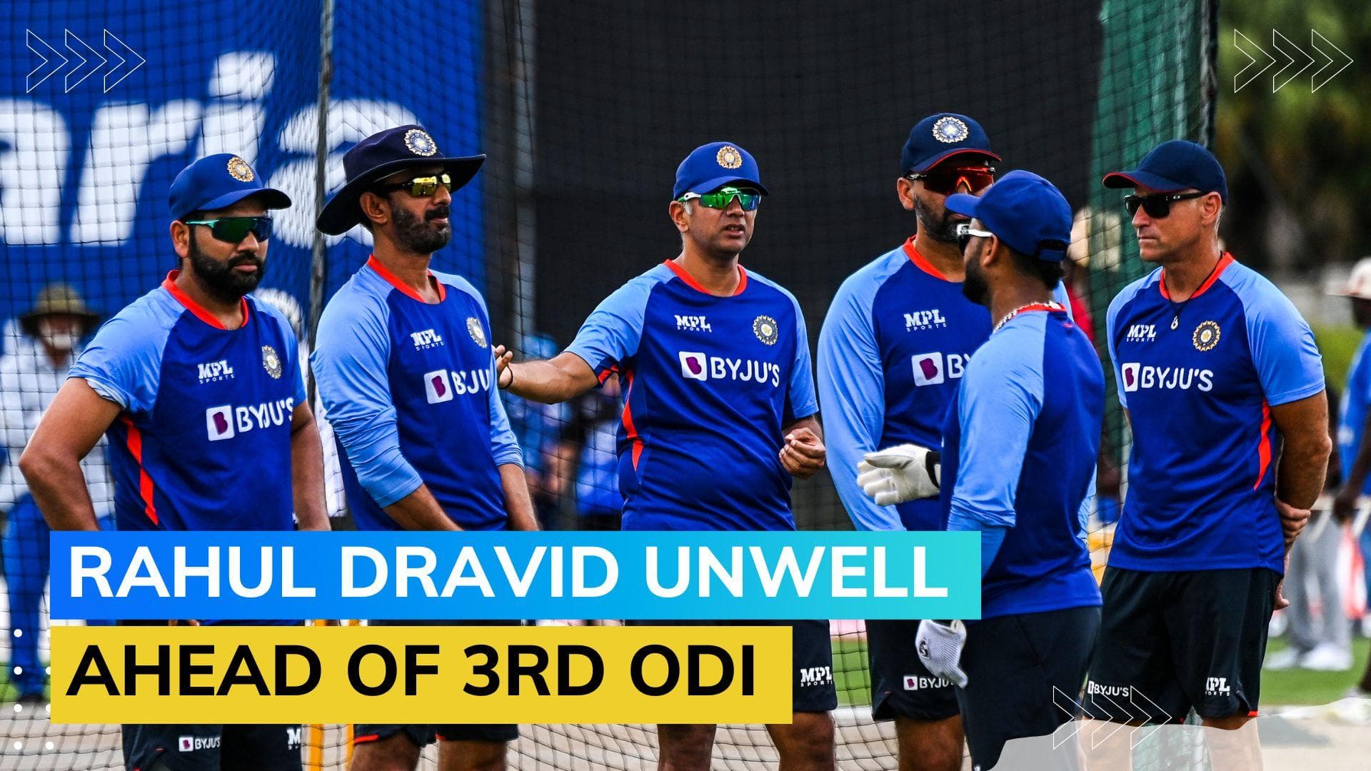 Team India Head Coach Rahul Dravid to miss 3rd SL ODI due to health issues: Sources