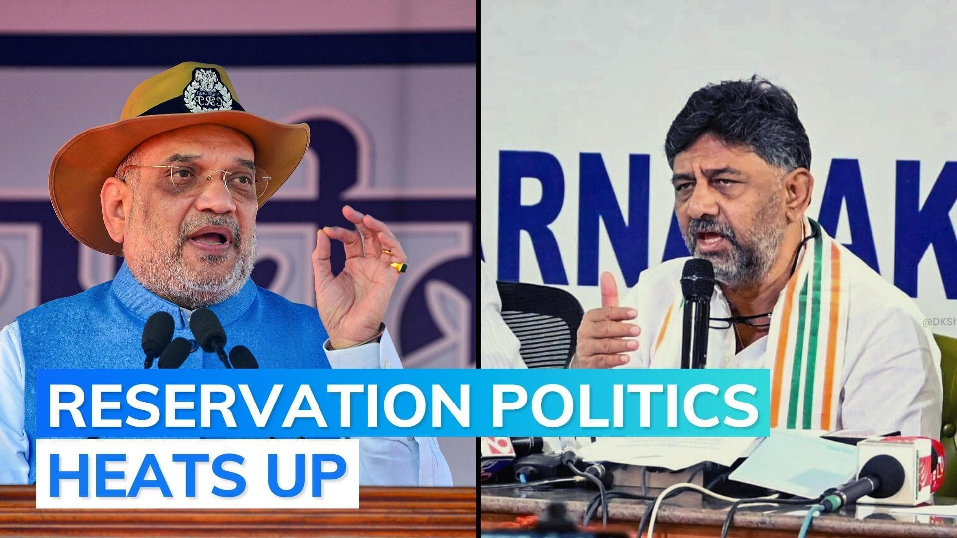 Watch: Congress vs BJP in poll-bound Karnataka over minority quota