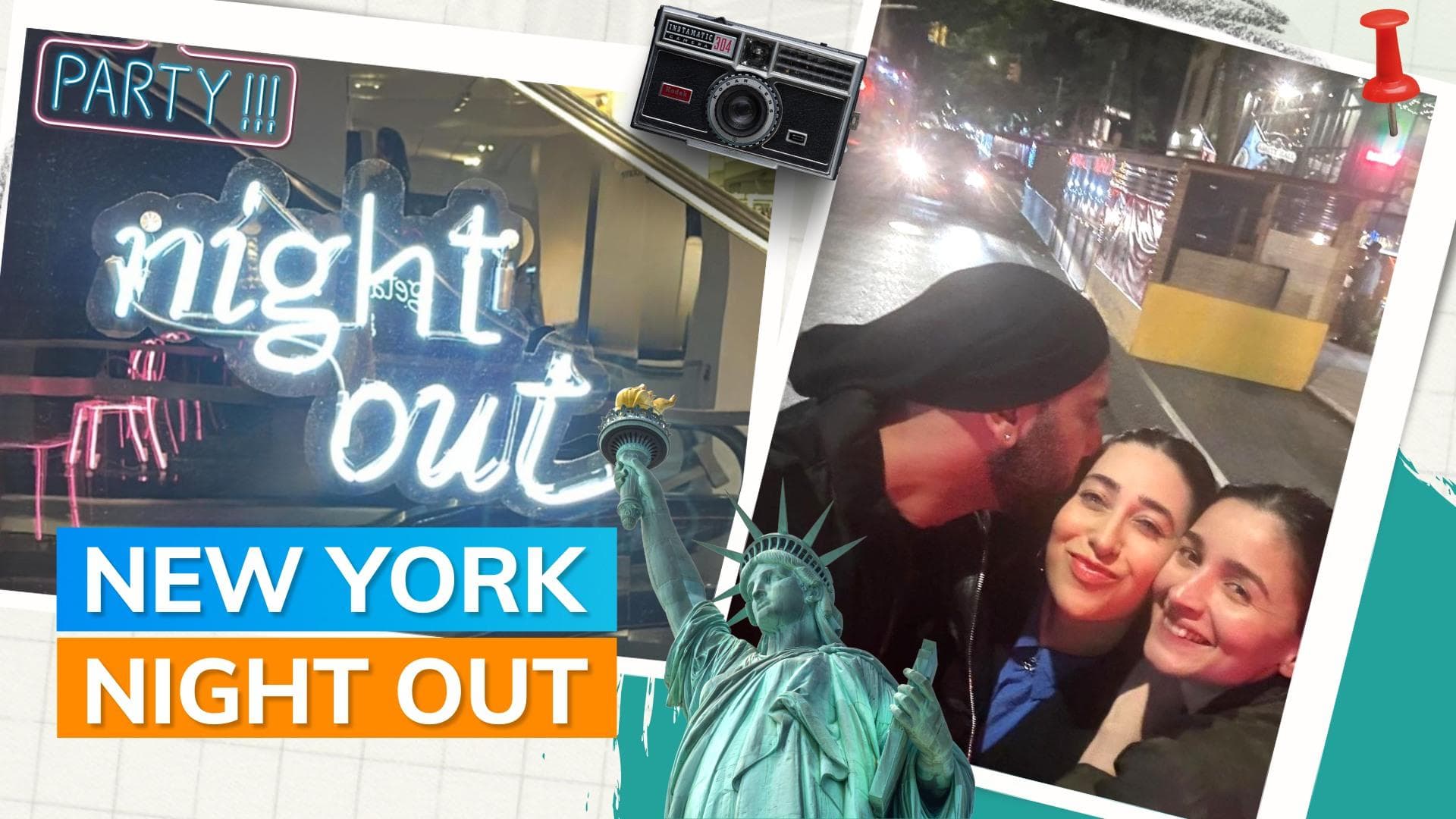 Karisma Kapoor shares pictures from fun night out in New York with Ranbir Kapoor and Alia Bhatt; see post