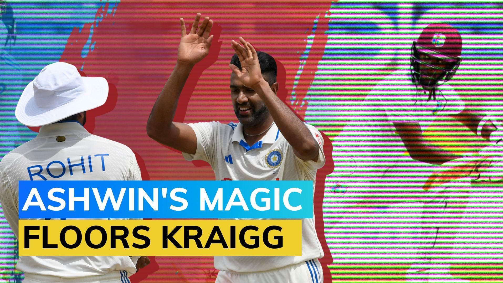 R Ashwin, Mohd Siraj keep India's hopes high on rain-affected day | IND vs WI