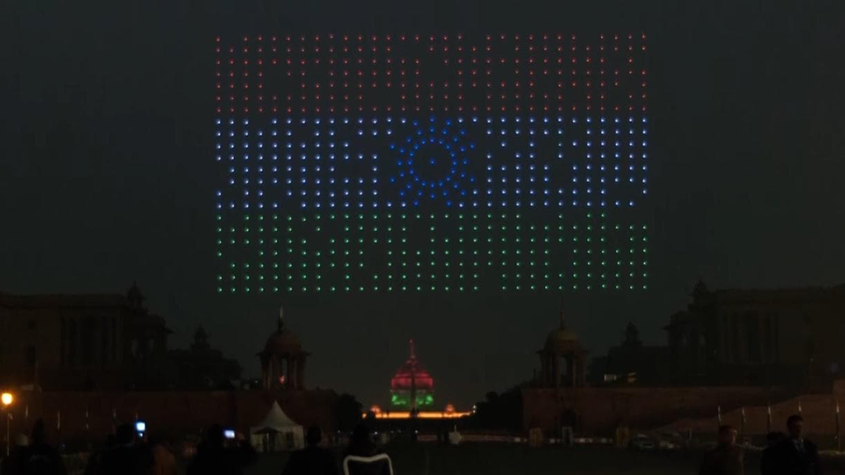 Republic Day 2022: দেখে নিন প্রজাতন্ত্র দিবসে রাইসিনা হিলে ড্রোনের মাধ্যমে লাইট শো