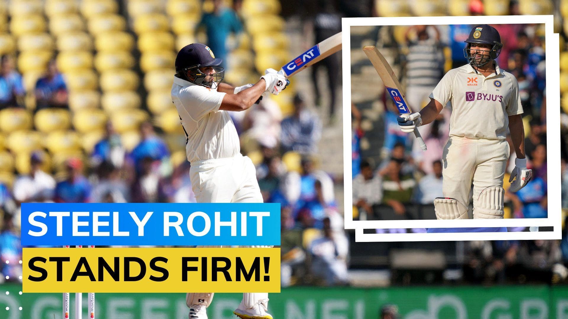 IND vs AUS: Indian captain Rohit Sharma completes 9th Test hundred, first against Australia