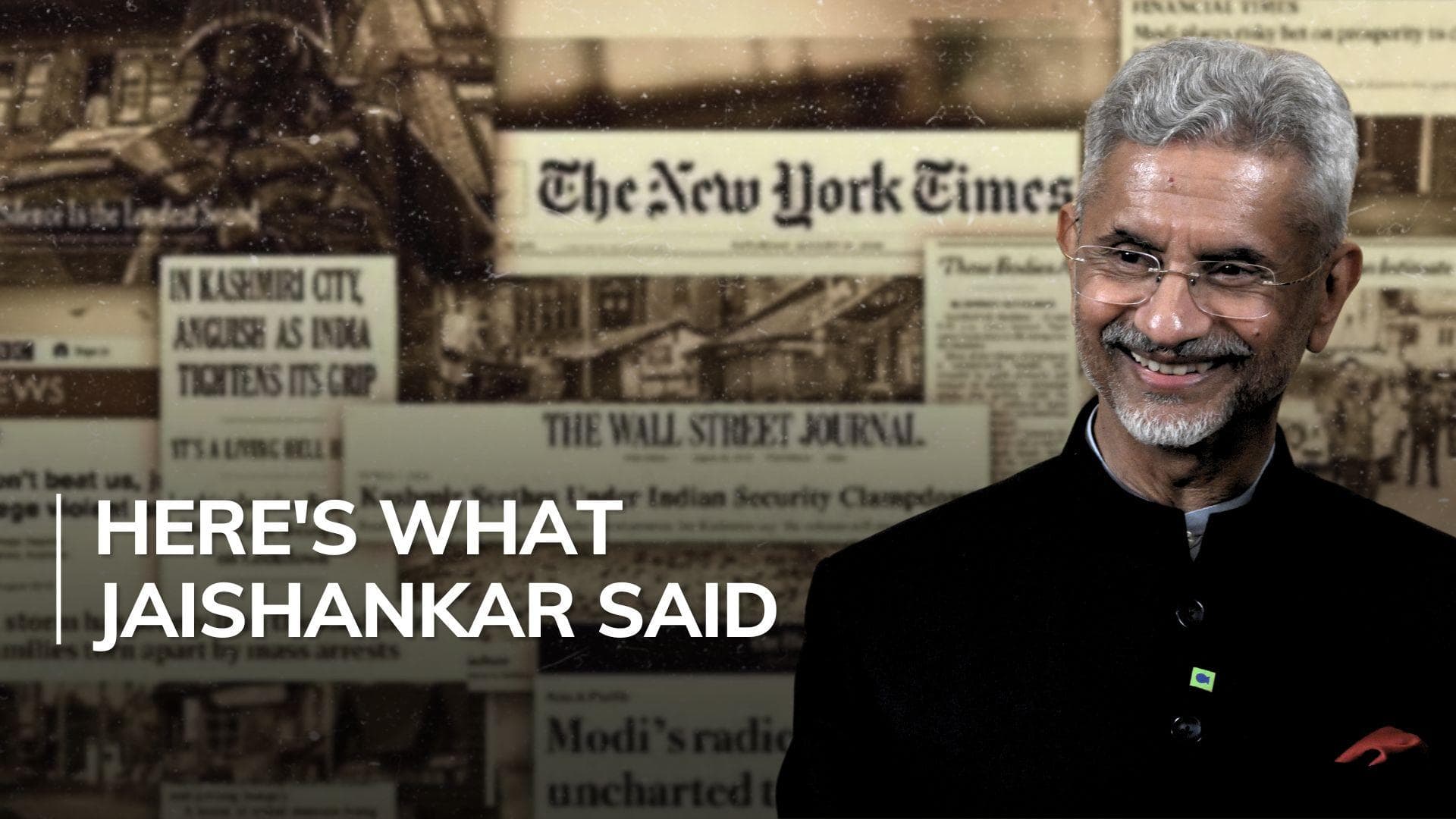 Jaishankar doubles down on western media's 'noises on Indian democracy' 