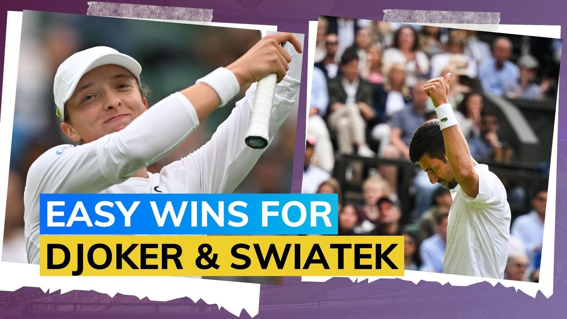 Wimbledon 2023: Novak Djokovic, Iga Swiatek dominate with straight-set victories in 1st round