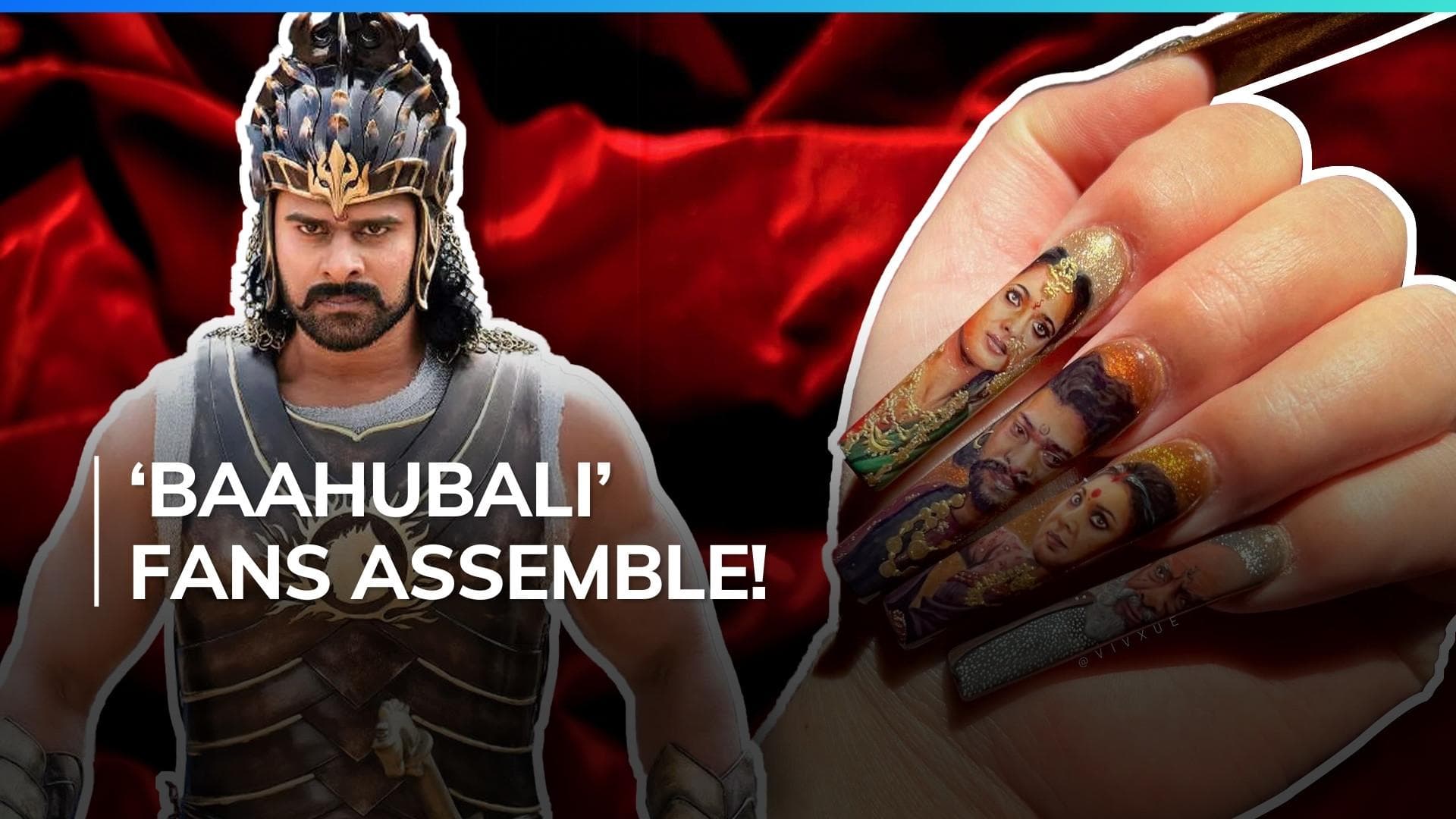 American artist paints 'Baahubali' characters on nails, leaves Indian netizens stunned | Watch