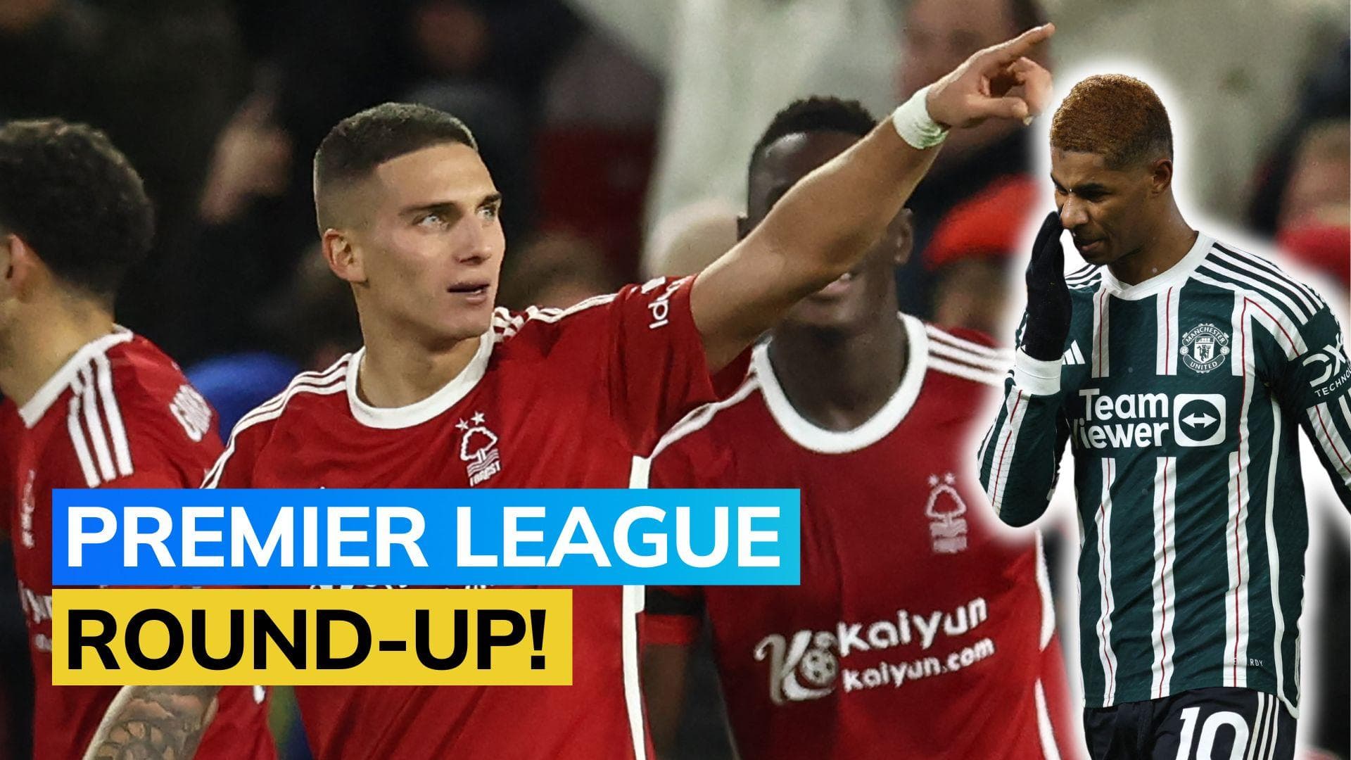 Premier League: Manchester United go down to Nottingham Forest, Manchester City and Chelsea win