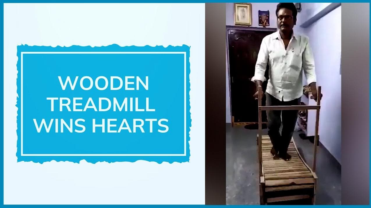 Who said treadmills are only for rich people? Check out this one! 