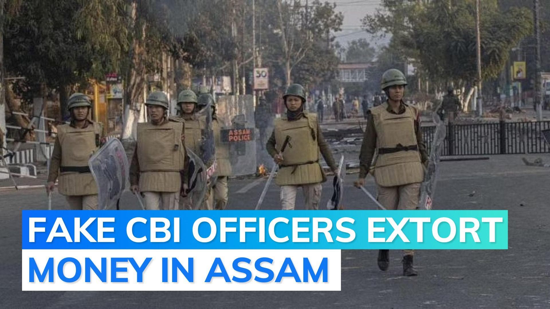 Two fake CBI officers arrested for extorting money from businessman in Assam 