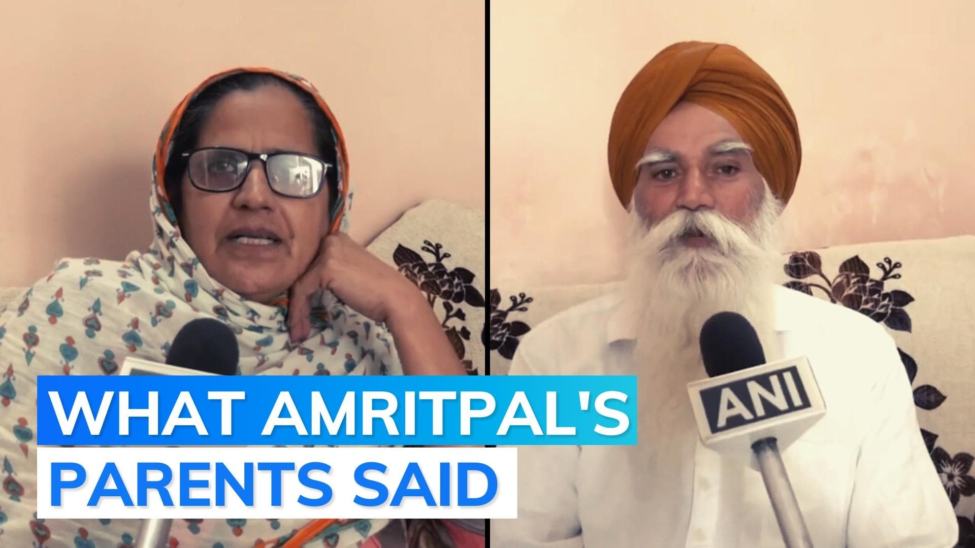 'Glad that he surrendered like a warrior': Amritpal Singh's mother on his arrest
