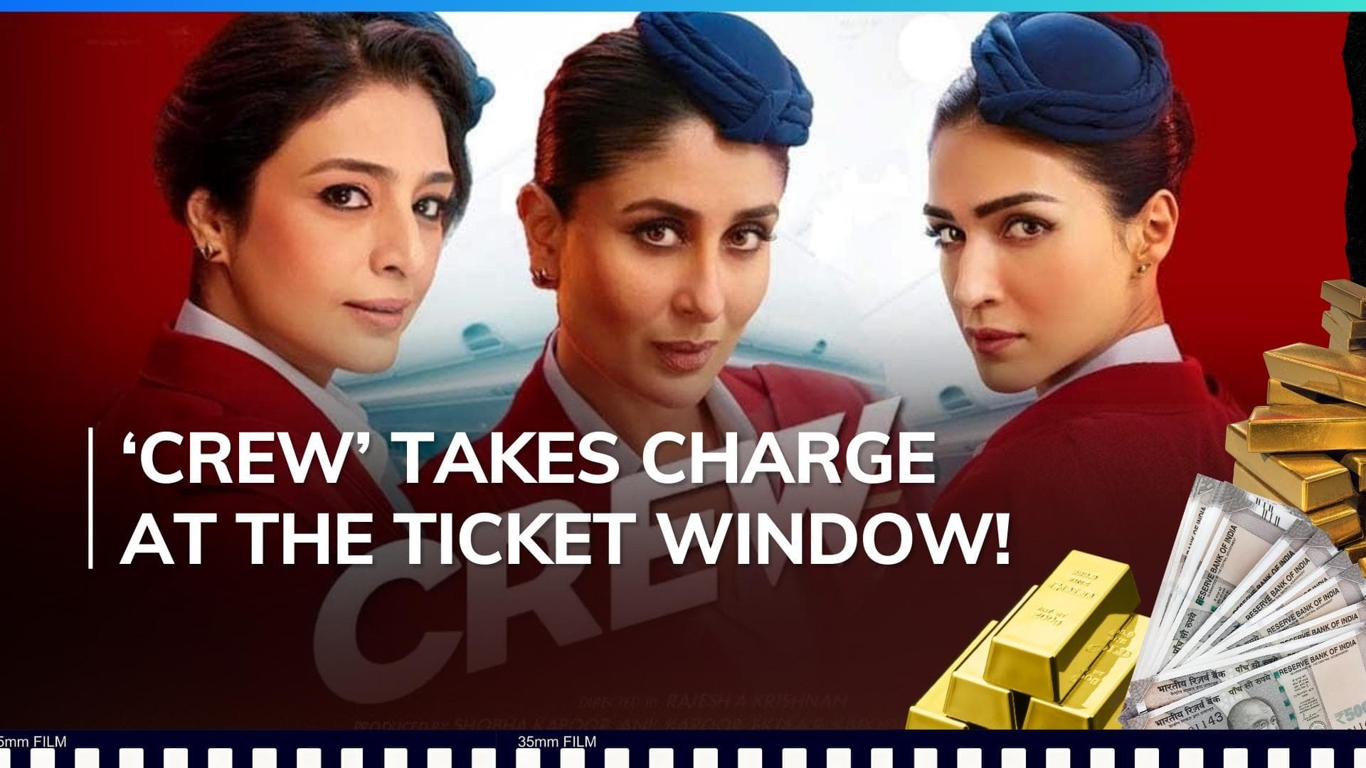 Crew box office collection day 2: Kareena Kapoor Khan, Tabu & Kriti Sanon's film is unstoppable 