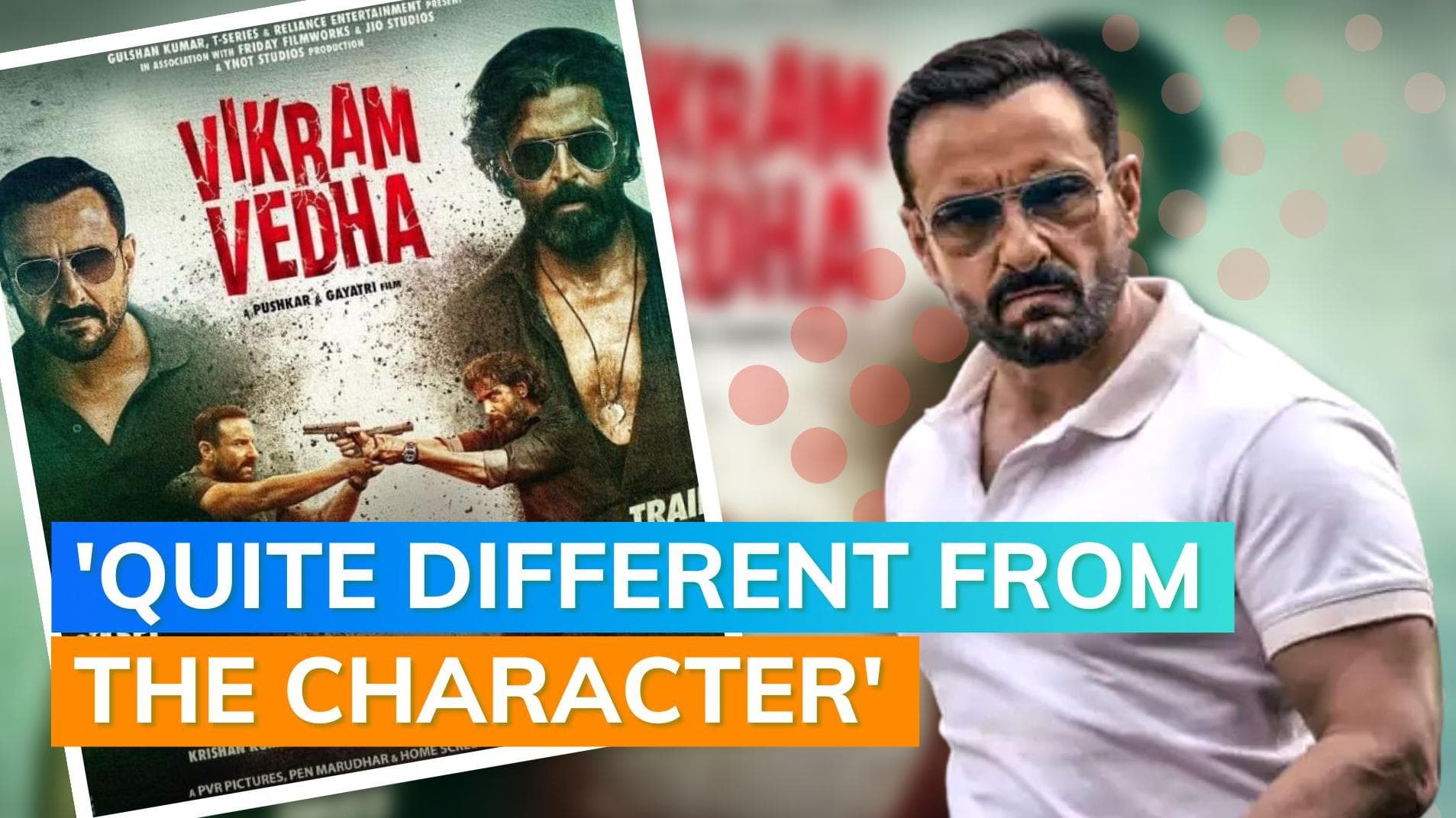 'Vikram Vedha' actor Saif Ali Khan calls himself 'bit left-wing' and 'liberal'