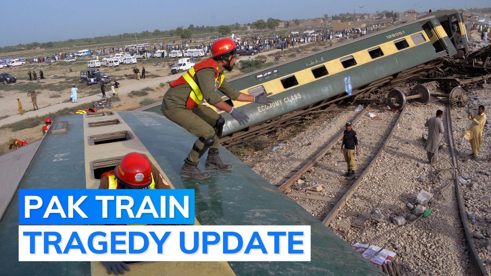 Train derails in Pakistan: nearly 100 injured, death toll mounts to 30 