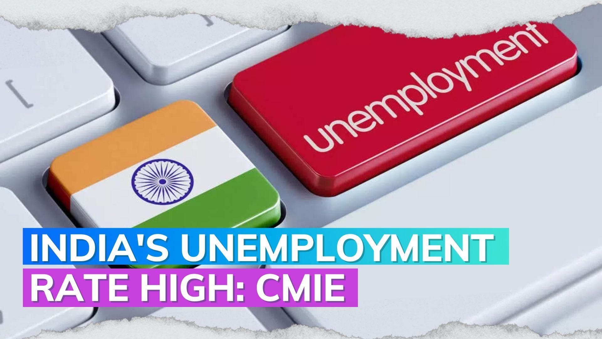 In April, India's unemployment rate rose to a four-month high
