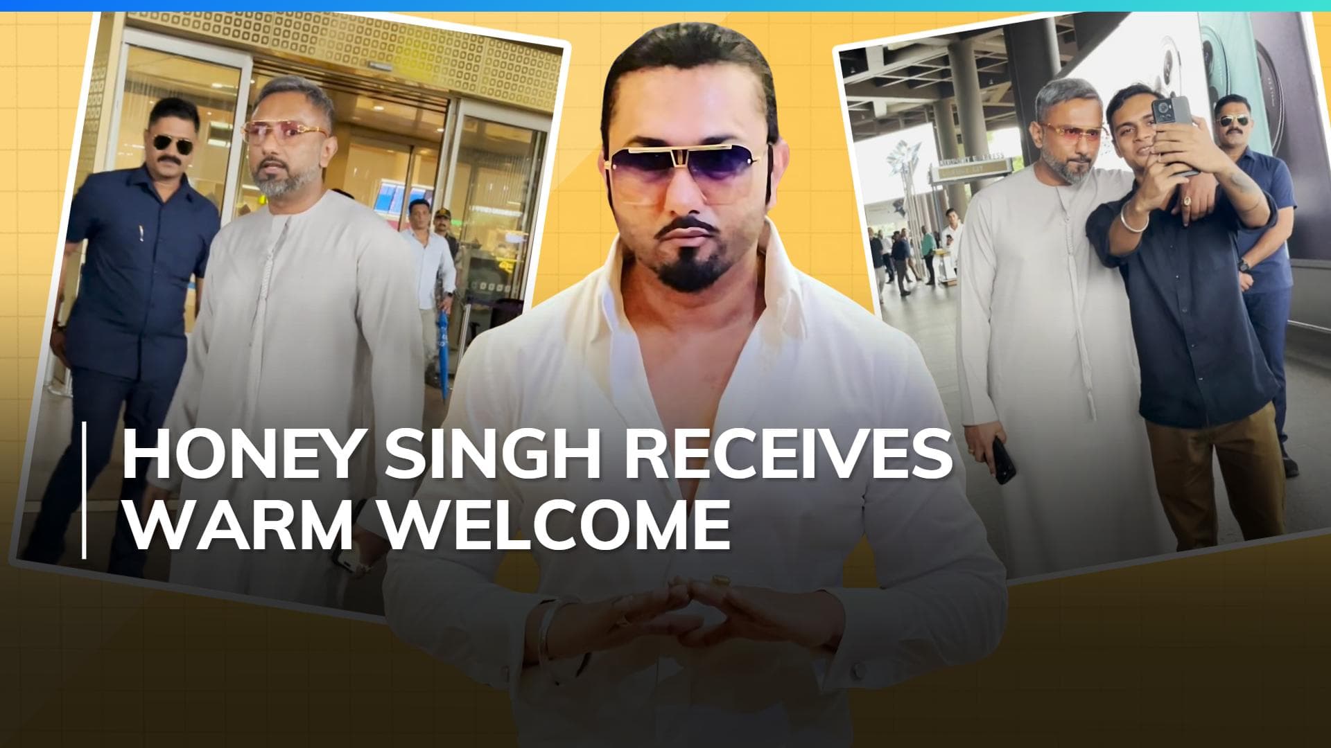 Anant-Radhika wedding: Yo Yo Honey Singh arrives in Mumbai; taken aback as fan touches his feet | Watch 