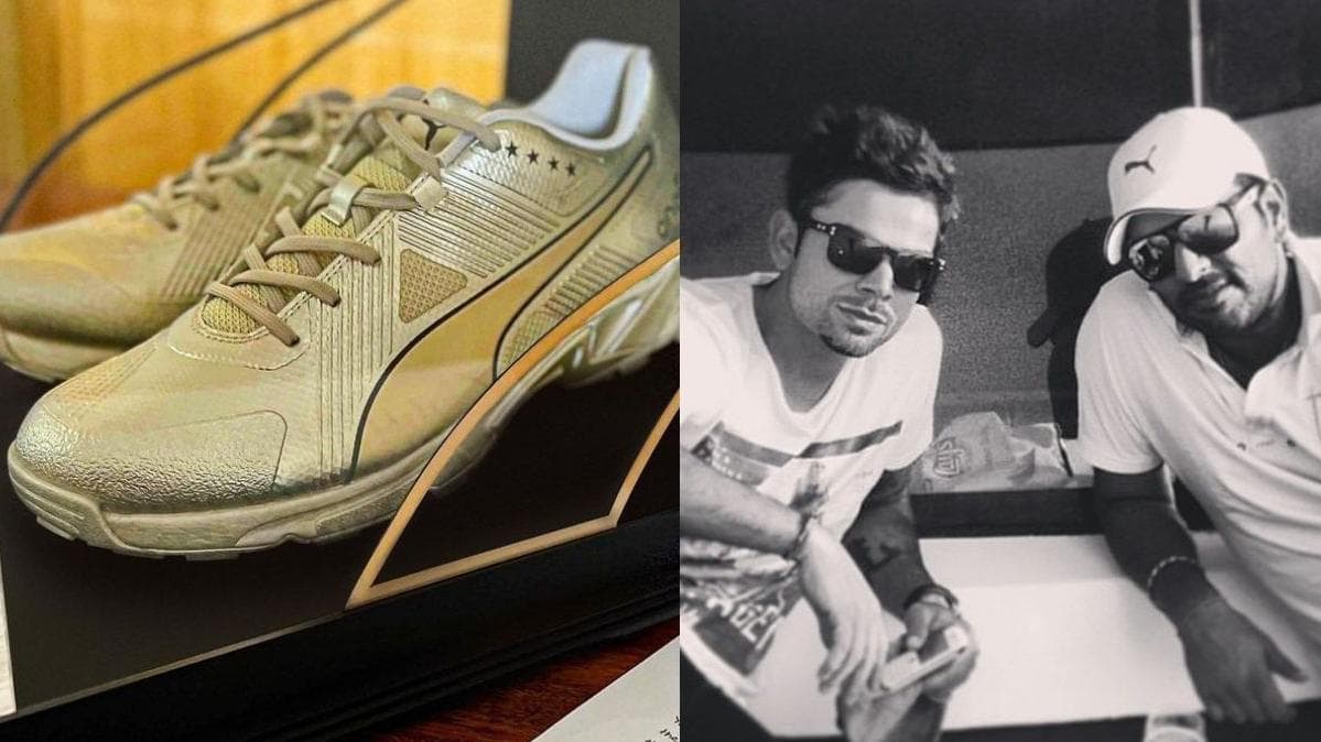 'You have been a legendary captain': Yuvraj Singh gifts Virat Kohli a special golden boot