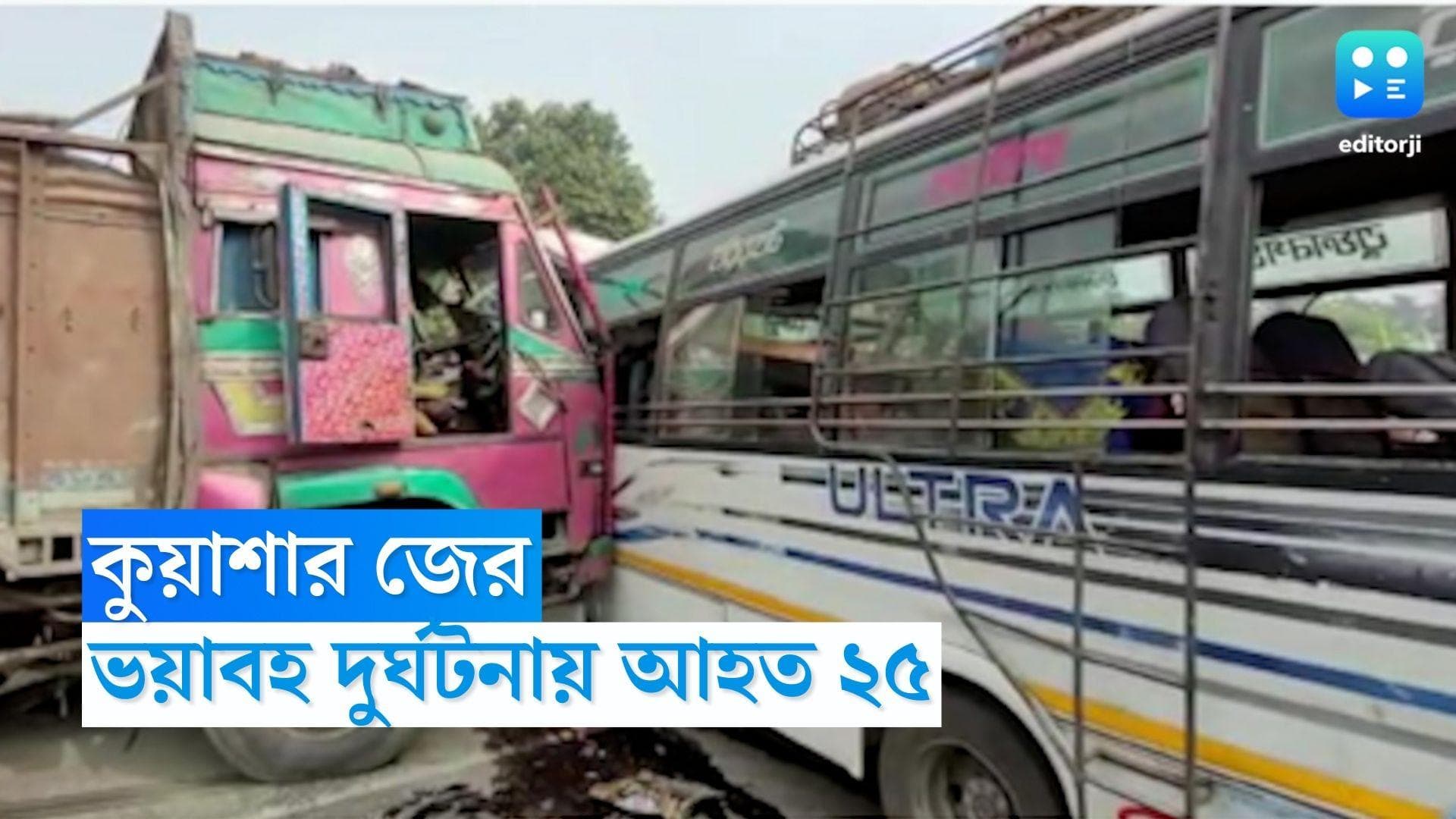 Alipurduar Road Accident : কুয়াশার জের, মাদারিহাটে ভয়াবহ দুর্ঘটনা 