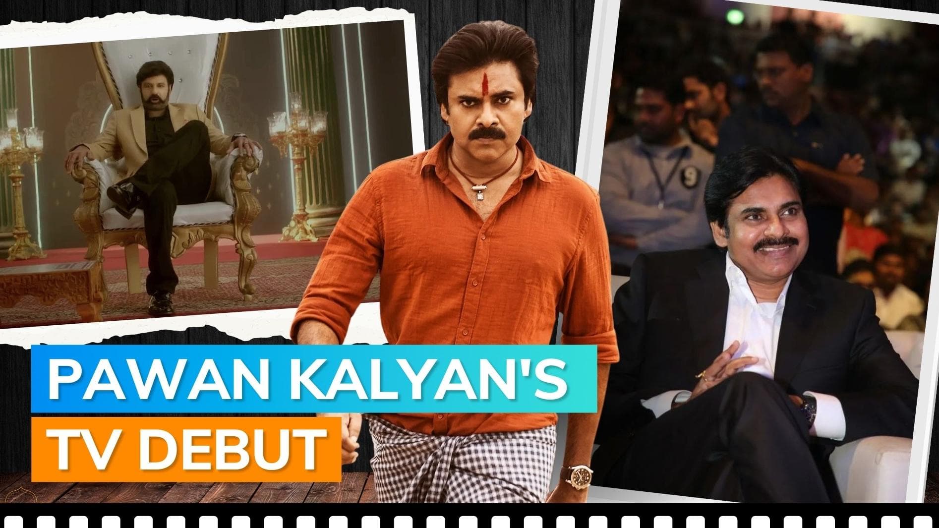 Pawan Kalyan appears on Nadamuri Balakrishna's chat show on 'Unstoppable with NBK'; pics leaked online 