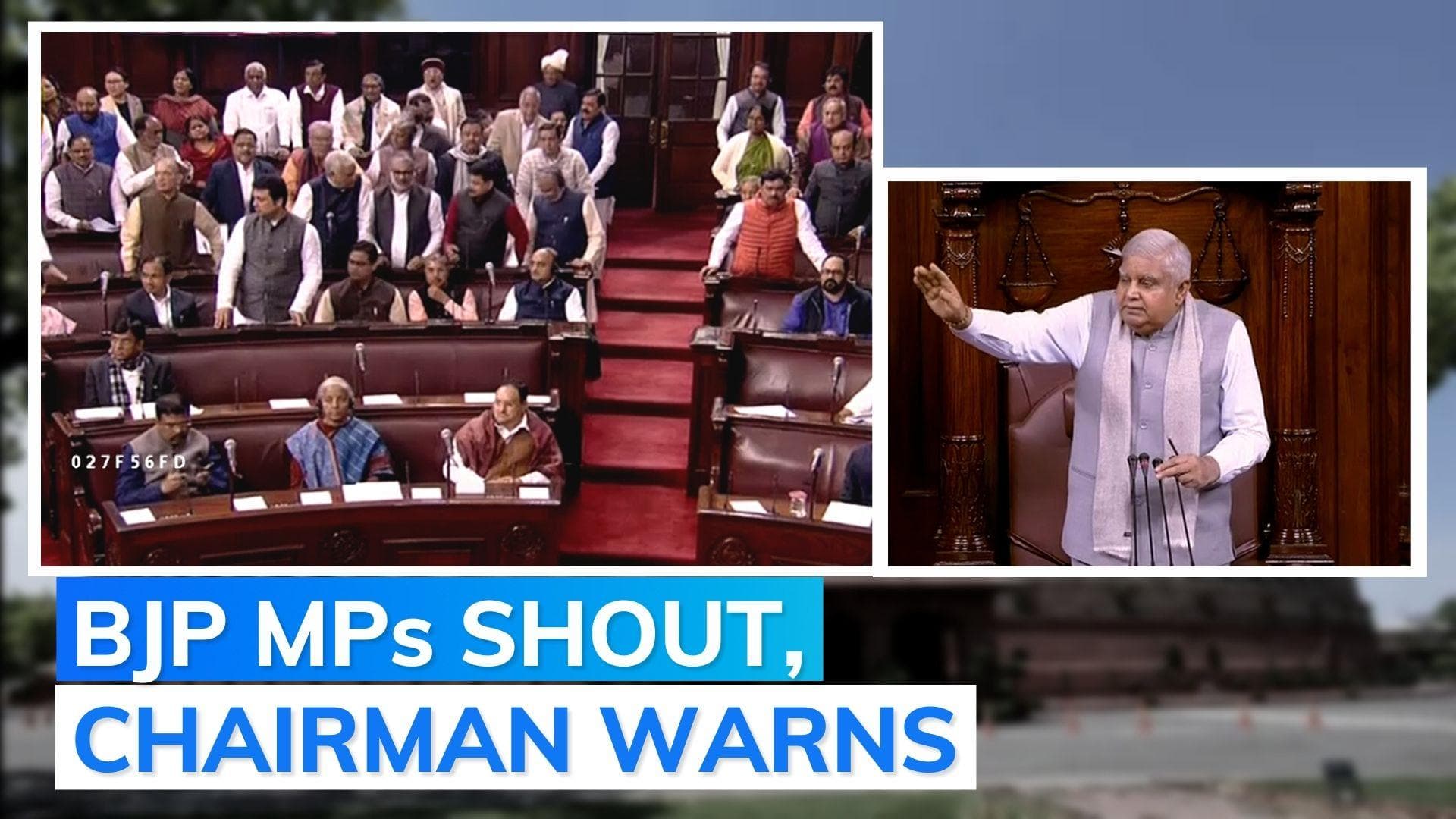 Watch: chaos in Rajya Sabha over Congress chief's 'dog', 'mouse' attack; BJP demands apology