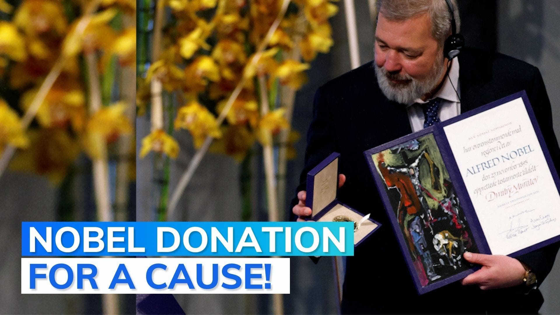 Russian journalist Dmitry Muratov sells Nobel Prize for Ukrainian children