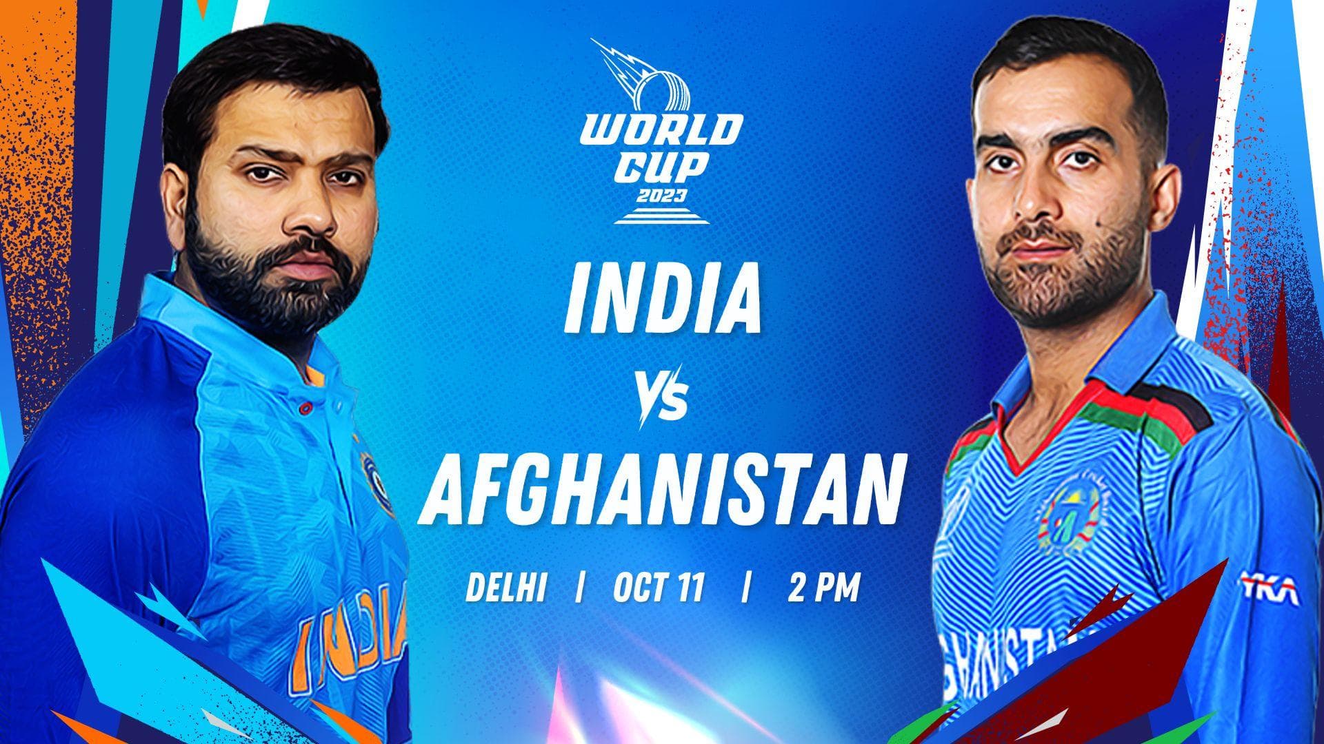 India vs Afghanistan team news, when and where to watch, free live streaming details | ODI World Cup 2023