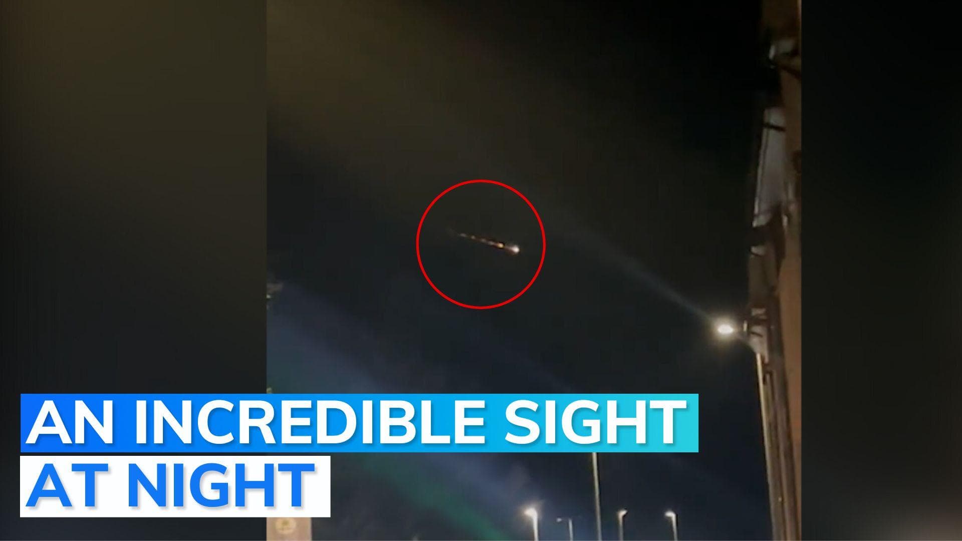 WATCH: Fireball shoots through skies of Scotland and Northern Ireland