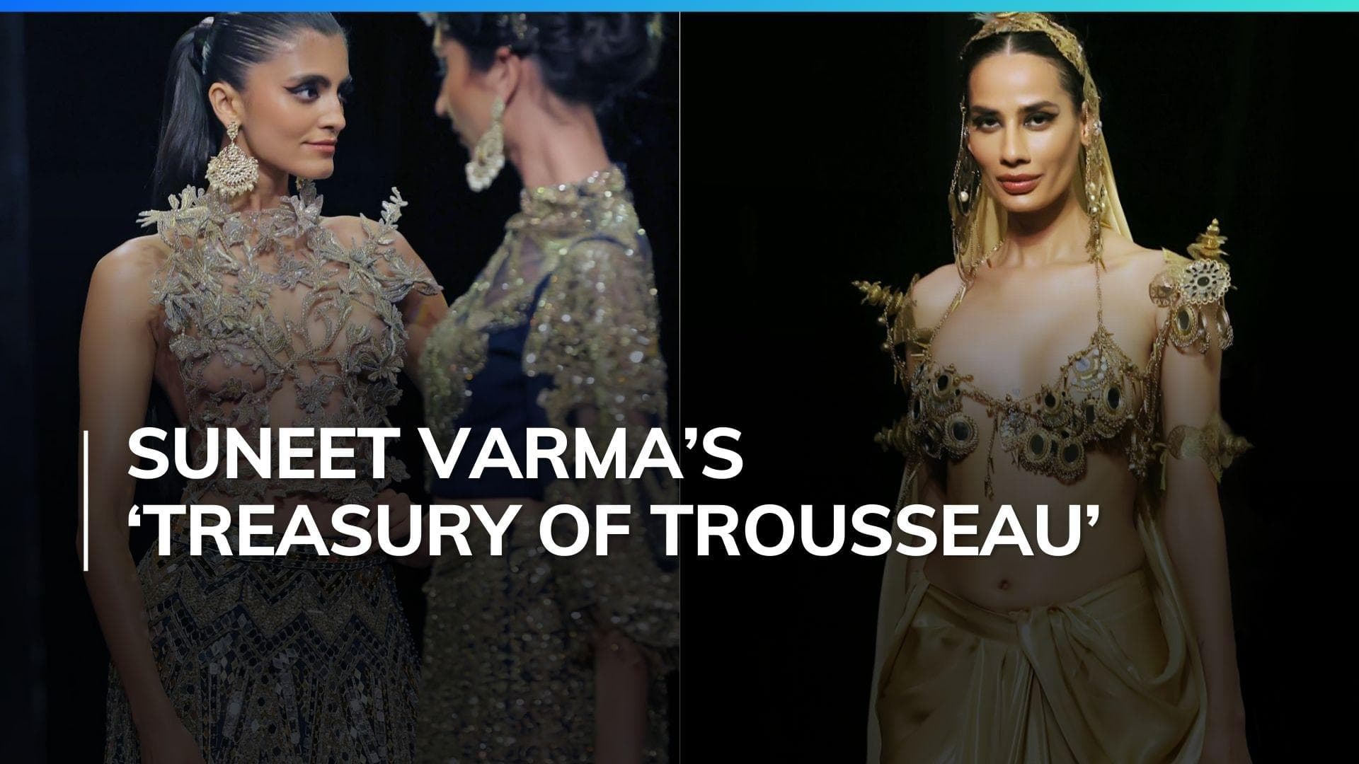 Suneet Varma's collection captivates guests, sets the tone for an immersive celebration of Indian Couture
