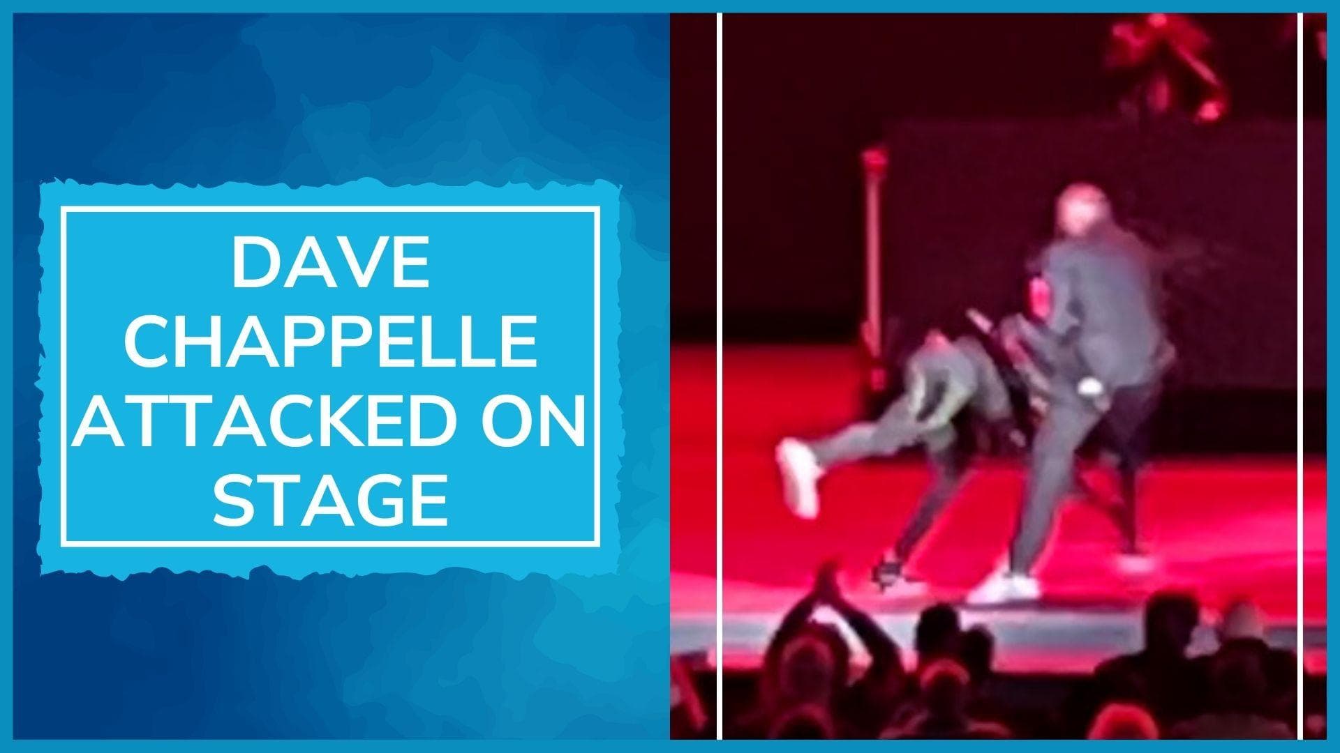 Attack on stage: comedian Dave Chappelle tackled; 'Will Smith?' asks Chris Rock
