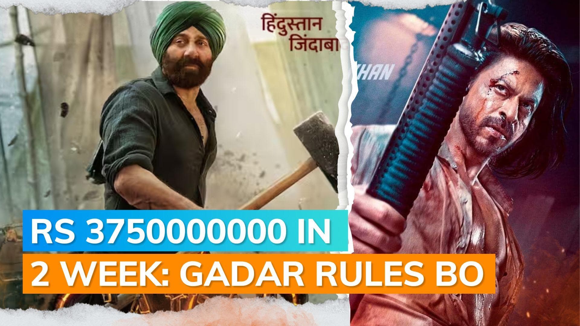 Sunny Deol's 'Gadar 2' beats Shah Rukh Khan's ‘Pathaan’ with ‘colossal’ weekend 2; mints Rs 375 crore