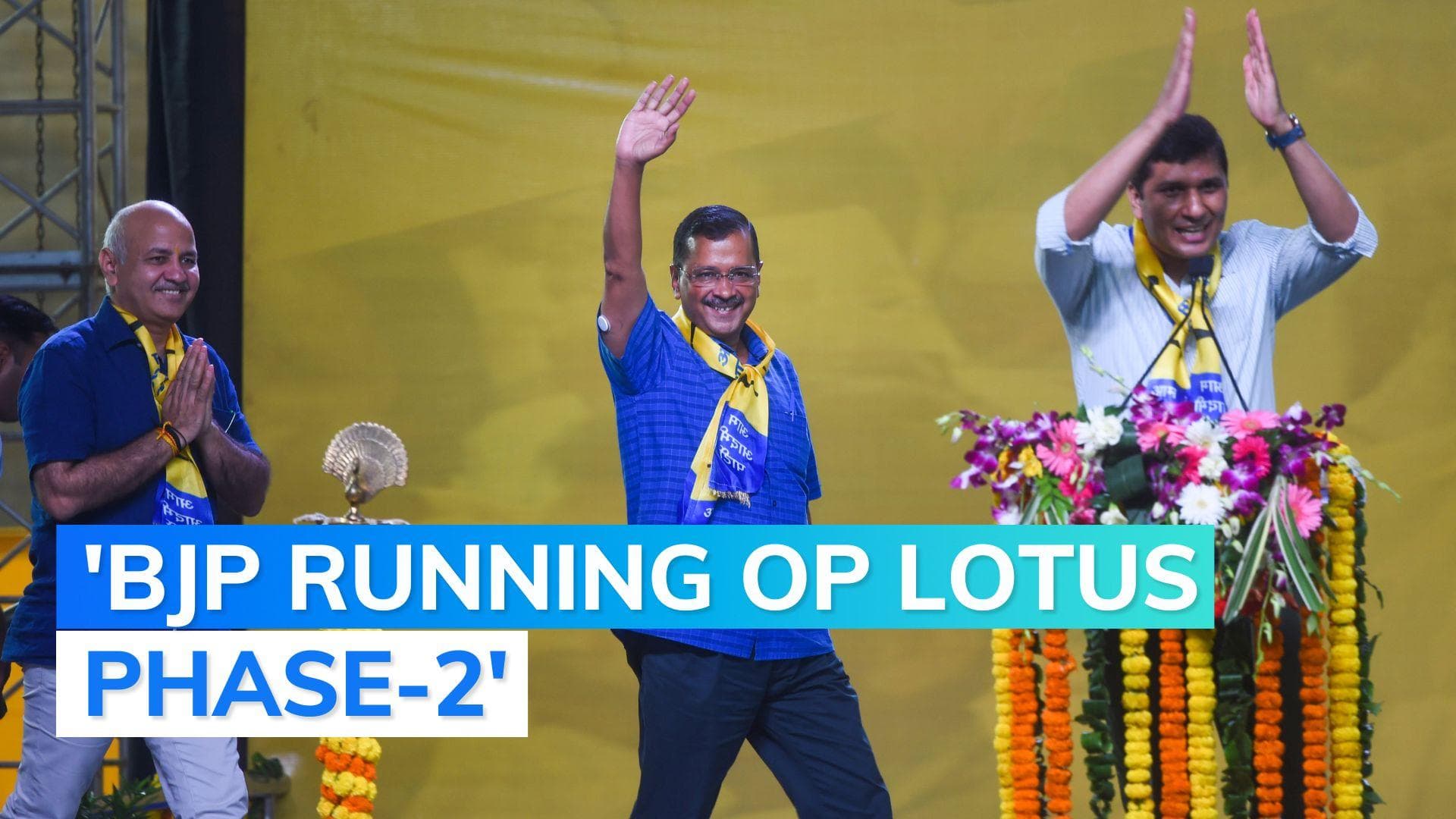 Kejriwal's fresh attack on BJP, says saffron party trying to 'crush' AAP in name of fighting corruption