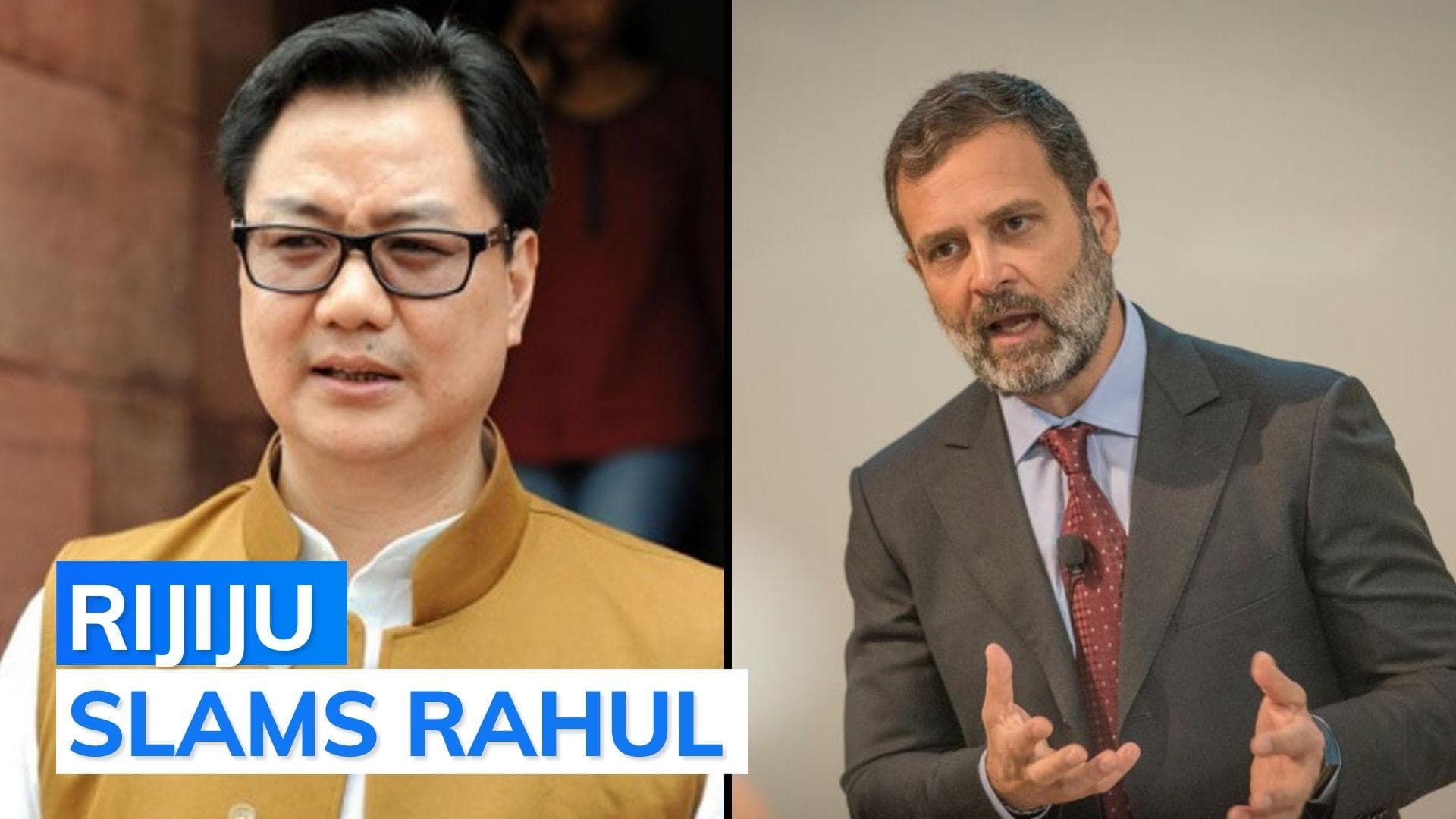 No body can question Indian democracy, attempts to defame country: Kiren Rijiju