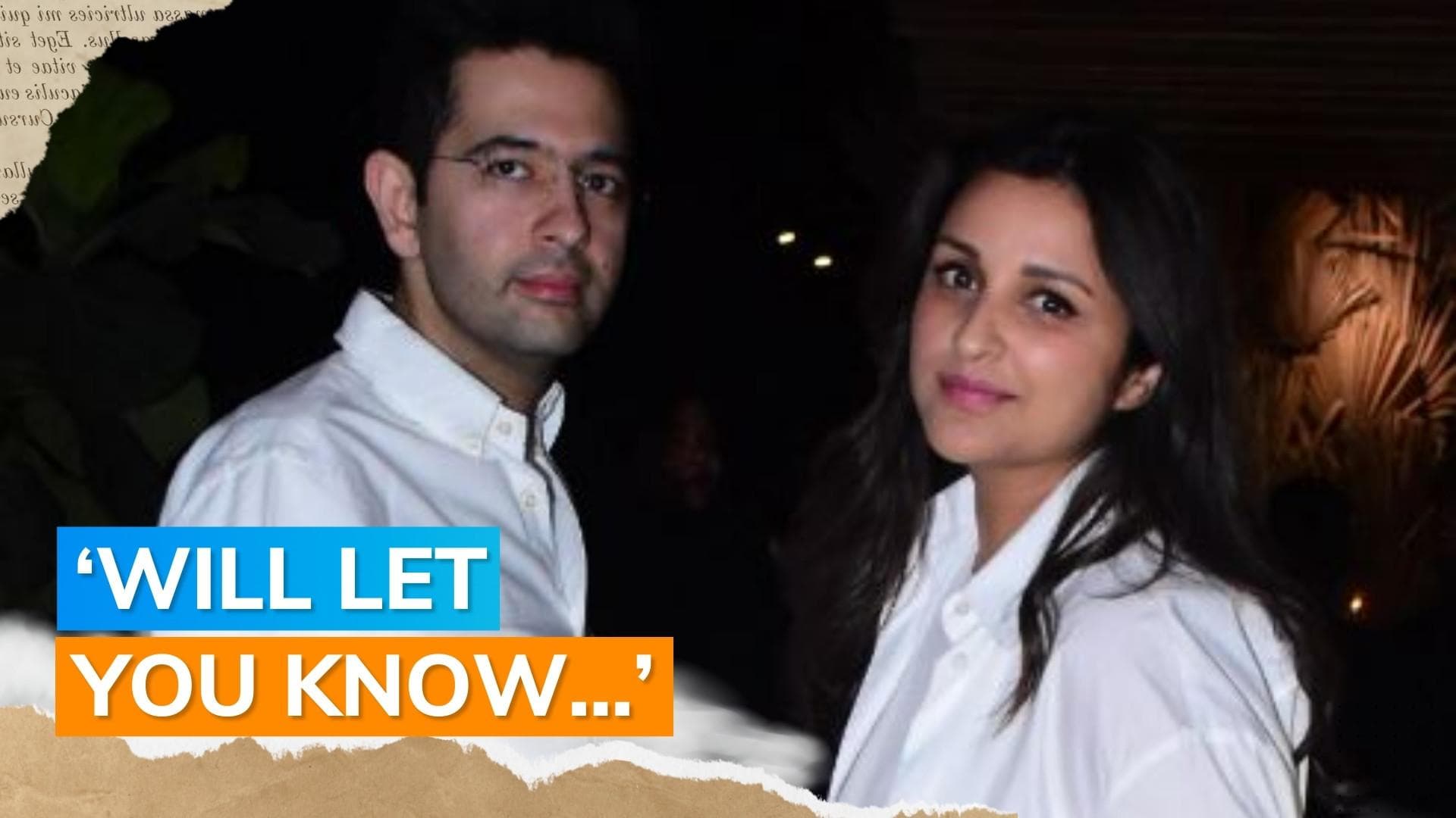 Raghav Chadha questioned if he's dating Parineeti Chopra: 'Ask me about rajneeti, not parineeti'
