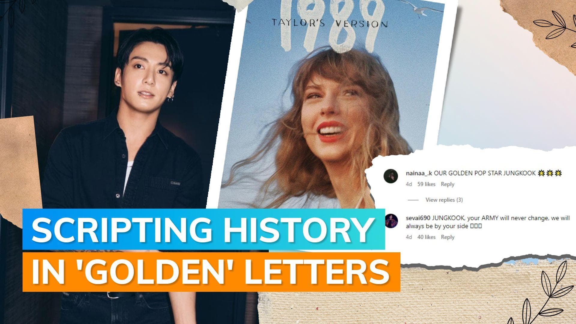 BTS Jungkook's GOLDEN claims No. 1 spot on Album Sales Chart; surpasses Taylor Swift's '1989'