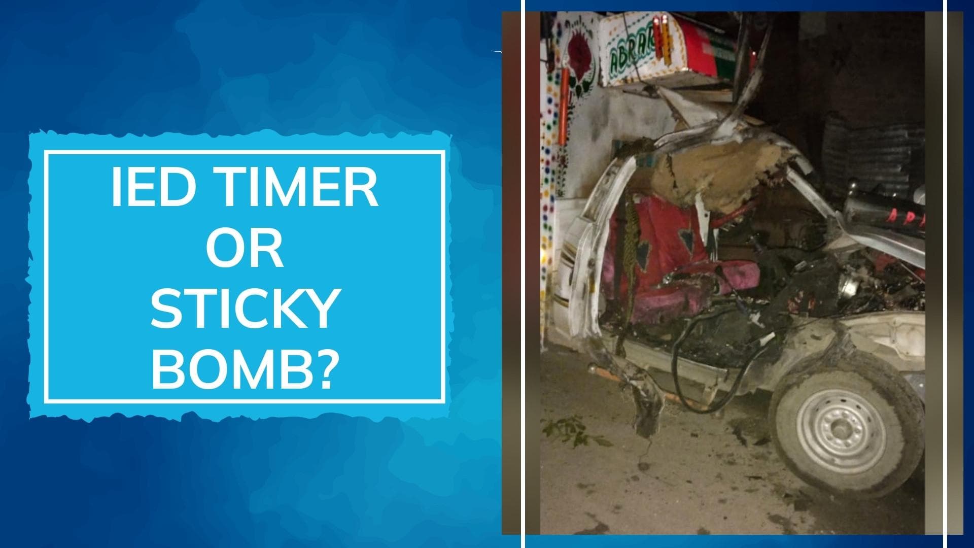 Amid sticky bomb alert, 3 soldiers wounded in vehicle blast in J&K's Shopian